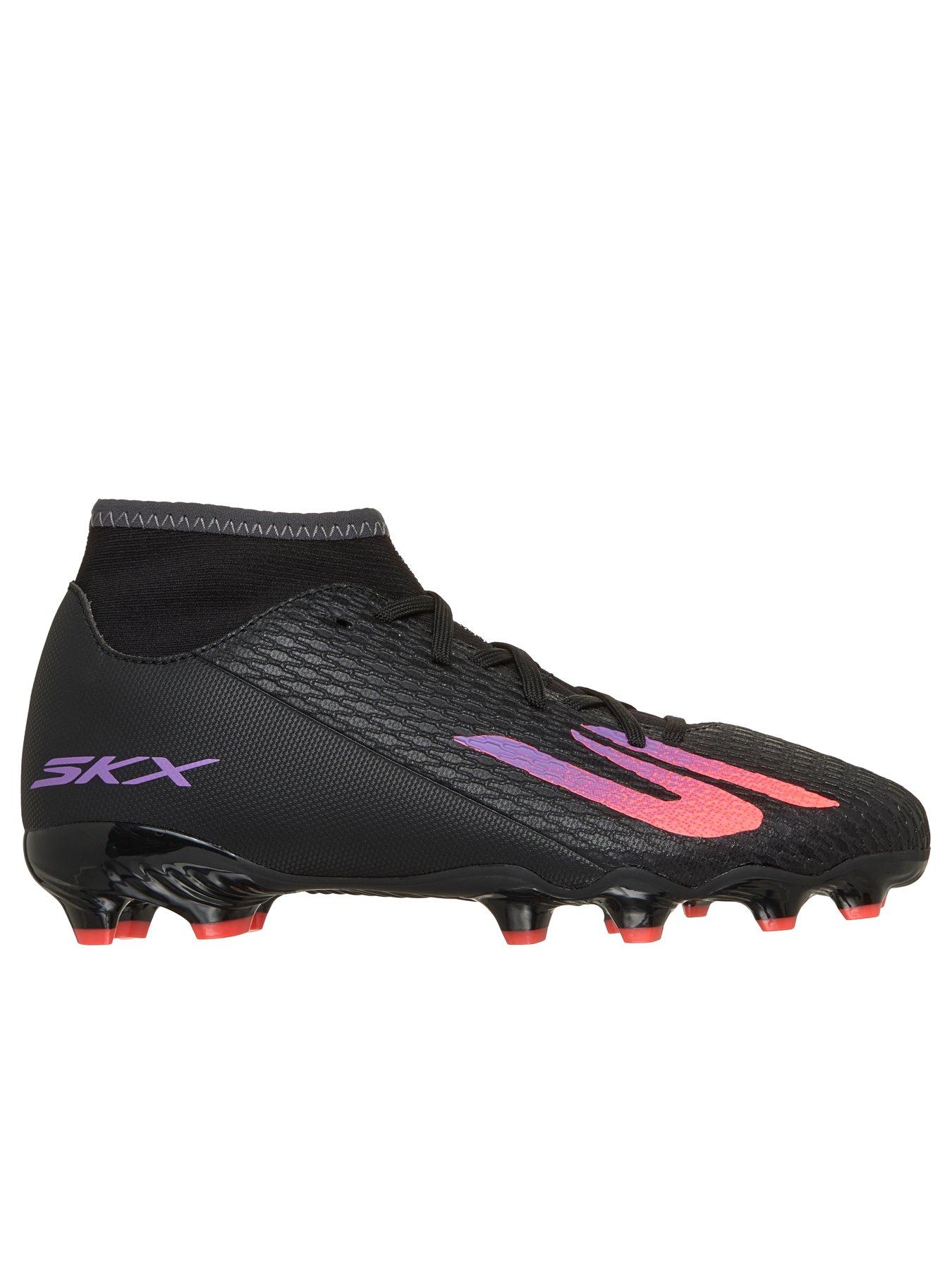 Skechers Junior Skechers Skx_2 High Youth Firm Ground Football Boots - Black