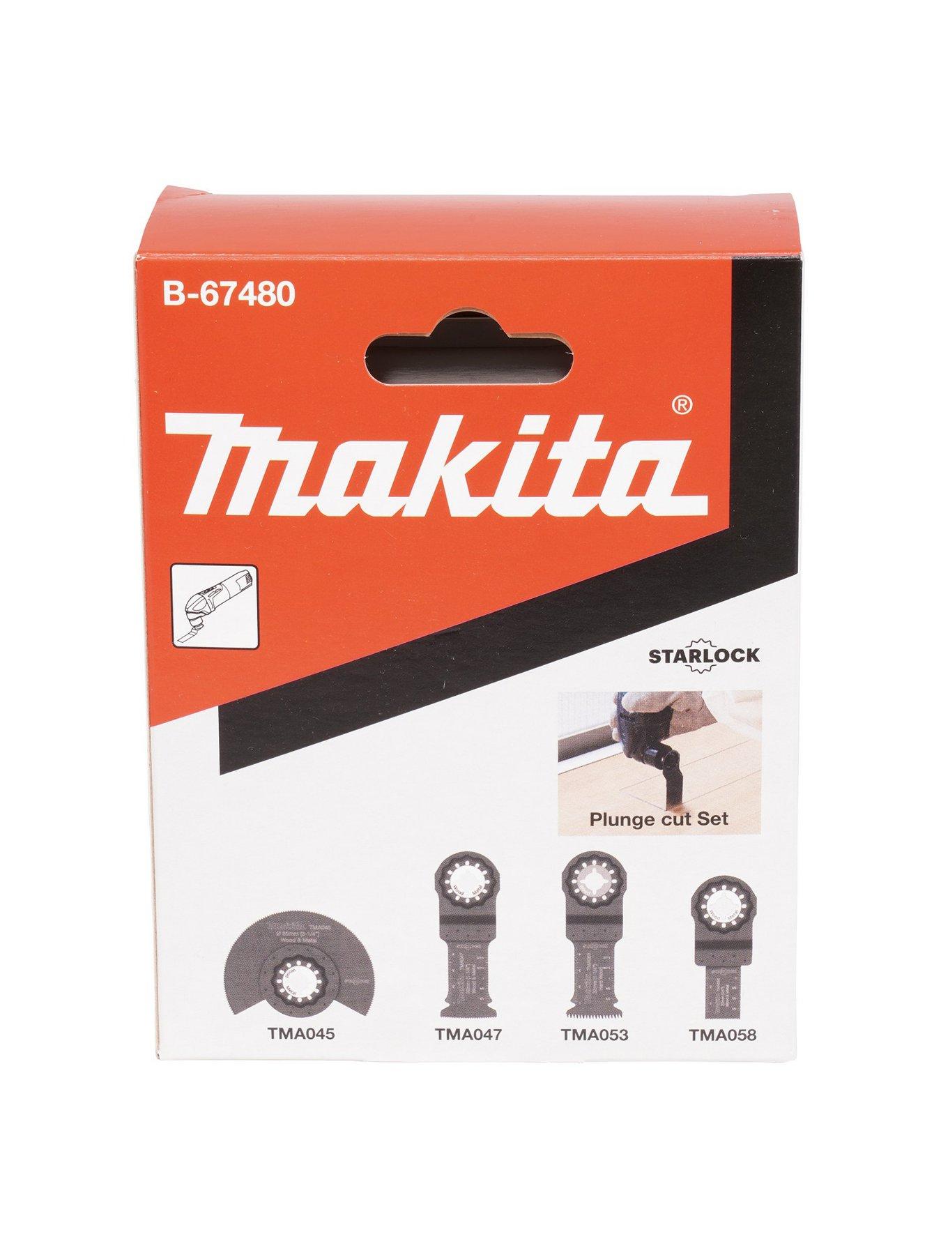 Image 4 of 4 of Makita Starlock Multi-Tool 4 Piece Plunge Cut Set
