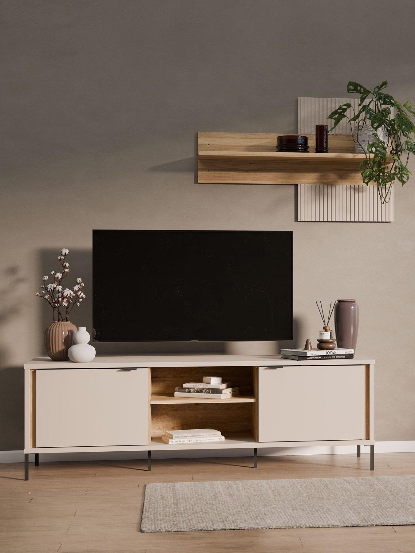 Seravel Pack (tv Unit & Wall Shelf)