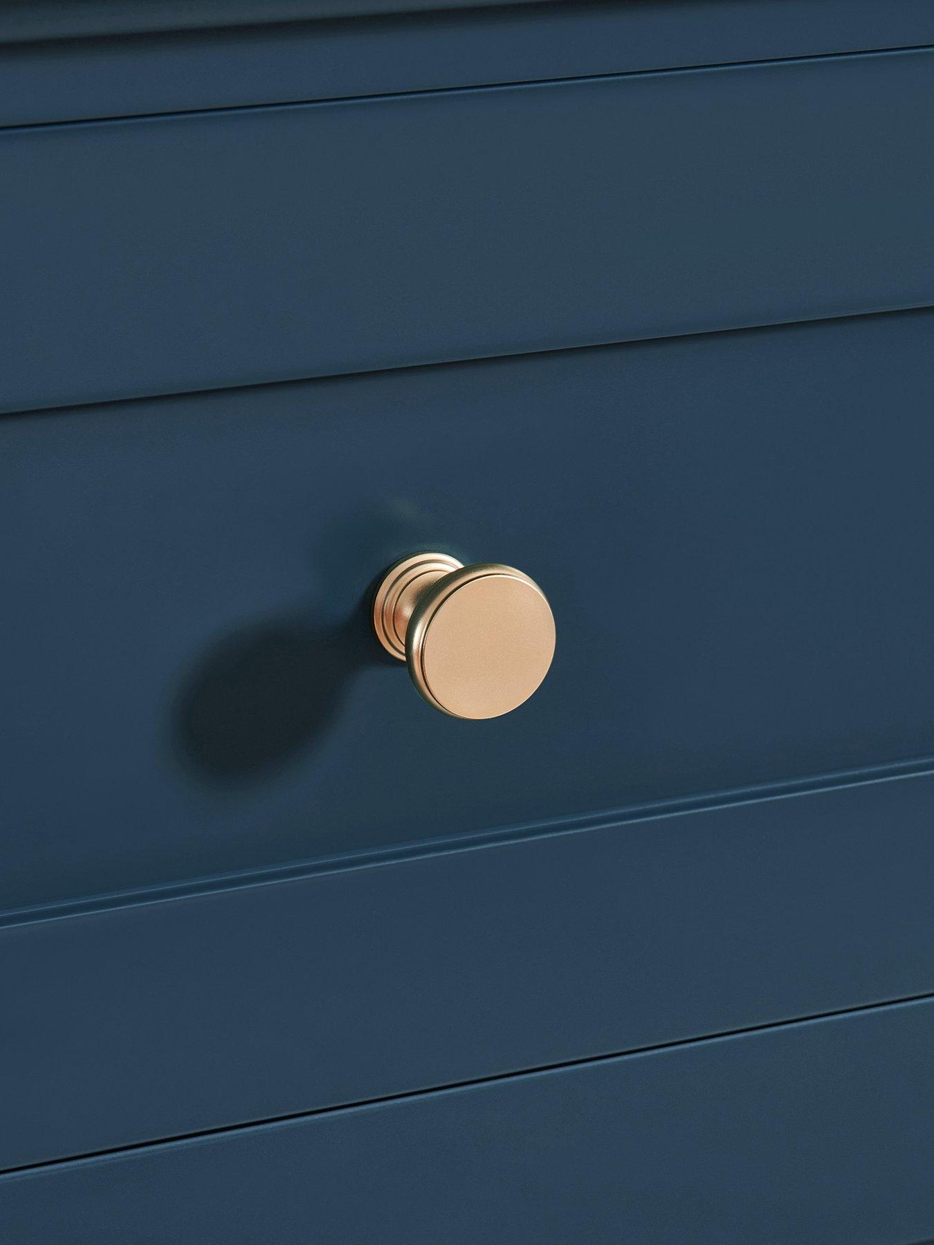 Image 7 of 7 of Dusk Ruby 3 Door Sideboard With Drawers - Teal