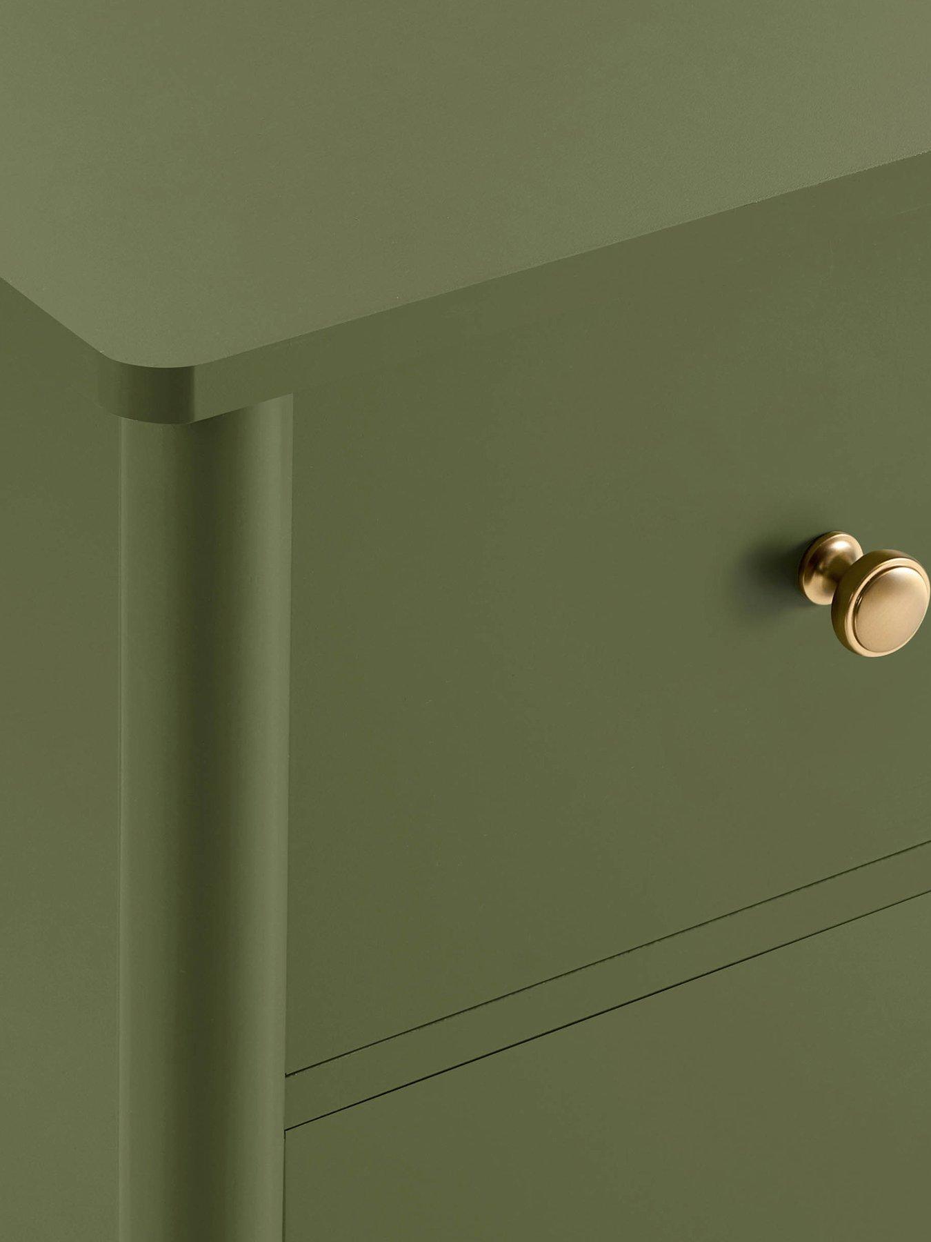 Image 6 of 7 of Dusk Betty 2 Door Sideboard With Drawers - Olive