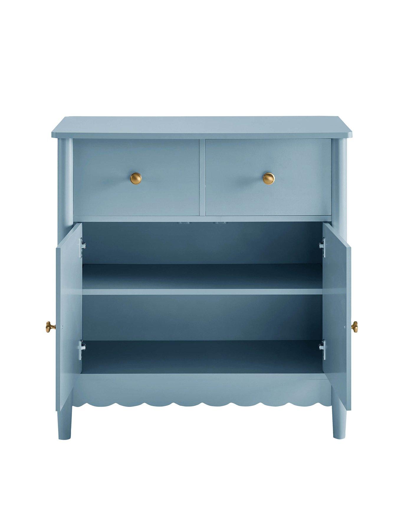Image 4 of 7 of Dusk Betty 2 Door Sideboard With Drawers - Sky Blue