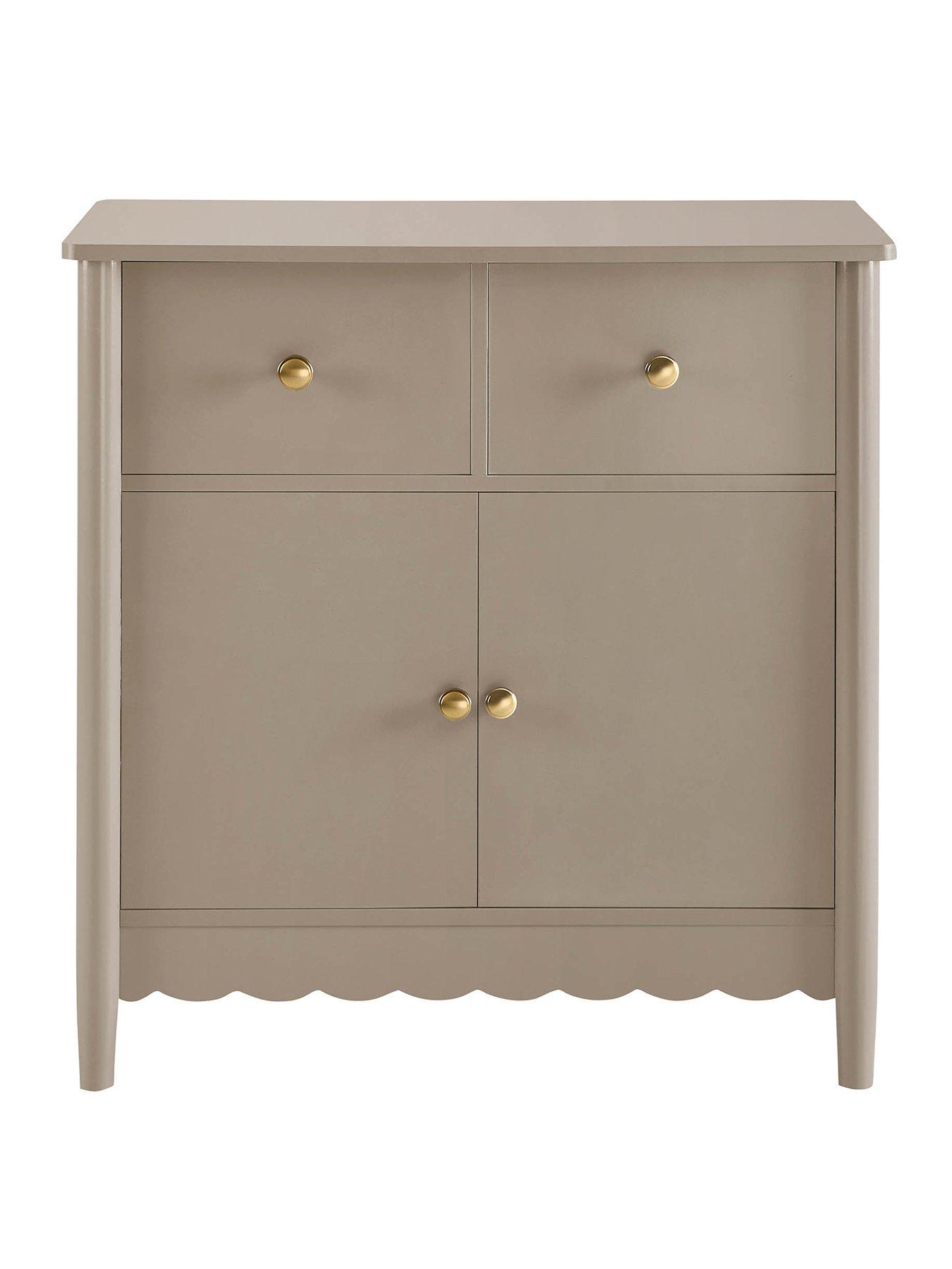 Image 2 of 7 of Dusk Betty 2 Door Sideboard With Drawers - Taupe