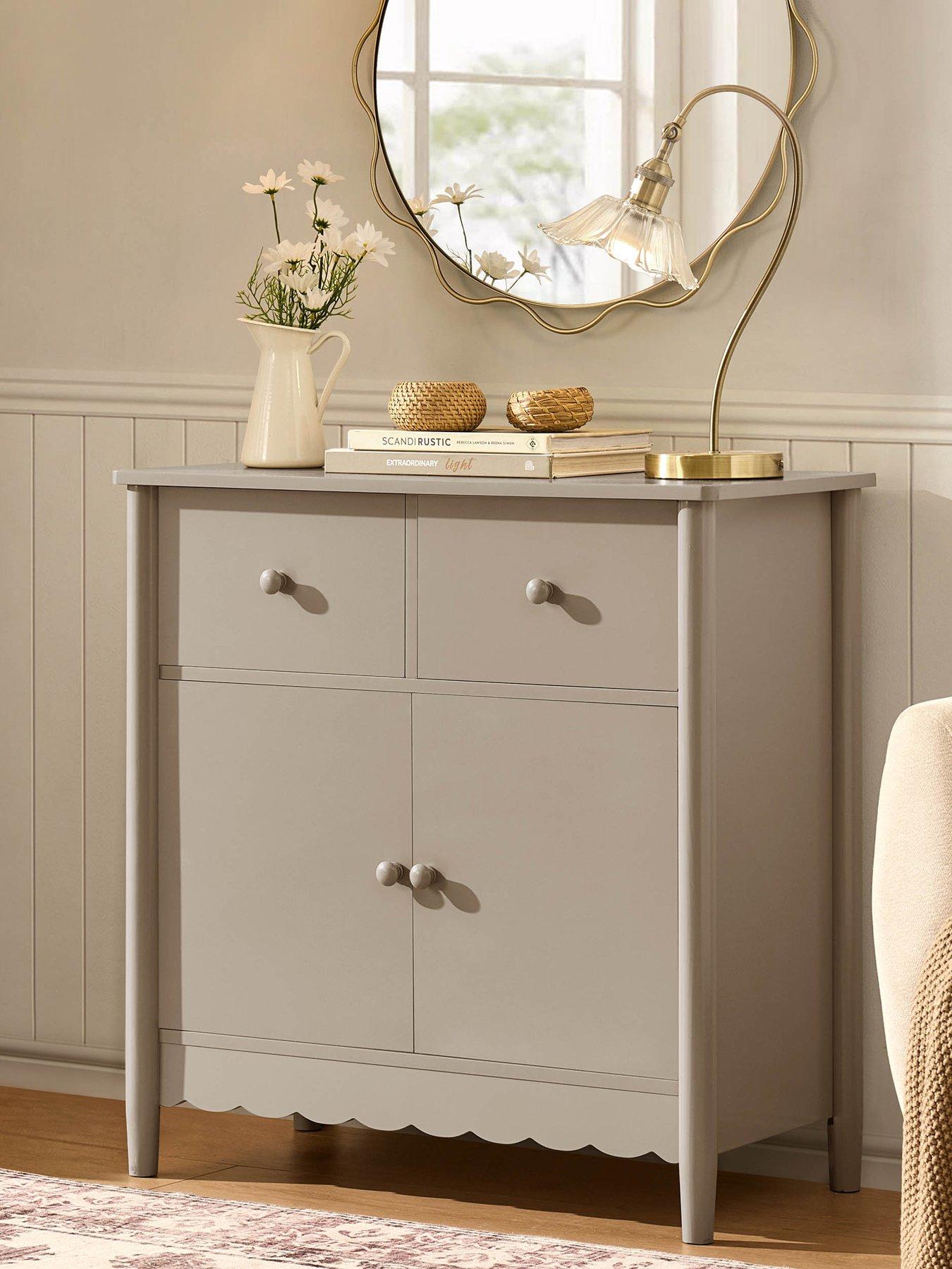 Image 3 of 7 of Dusk Betty 2 Door Sideboard With Drawers - Taupe