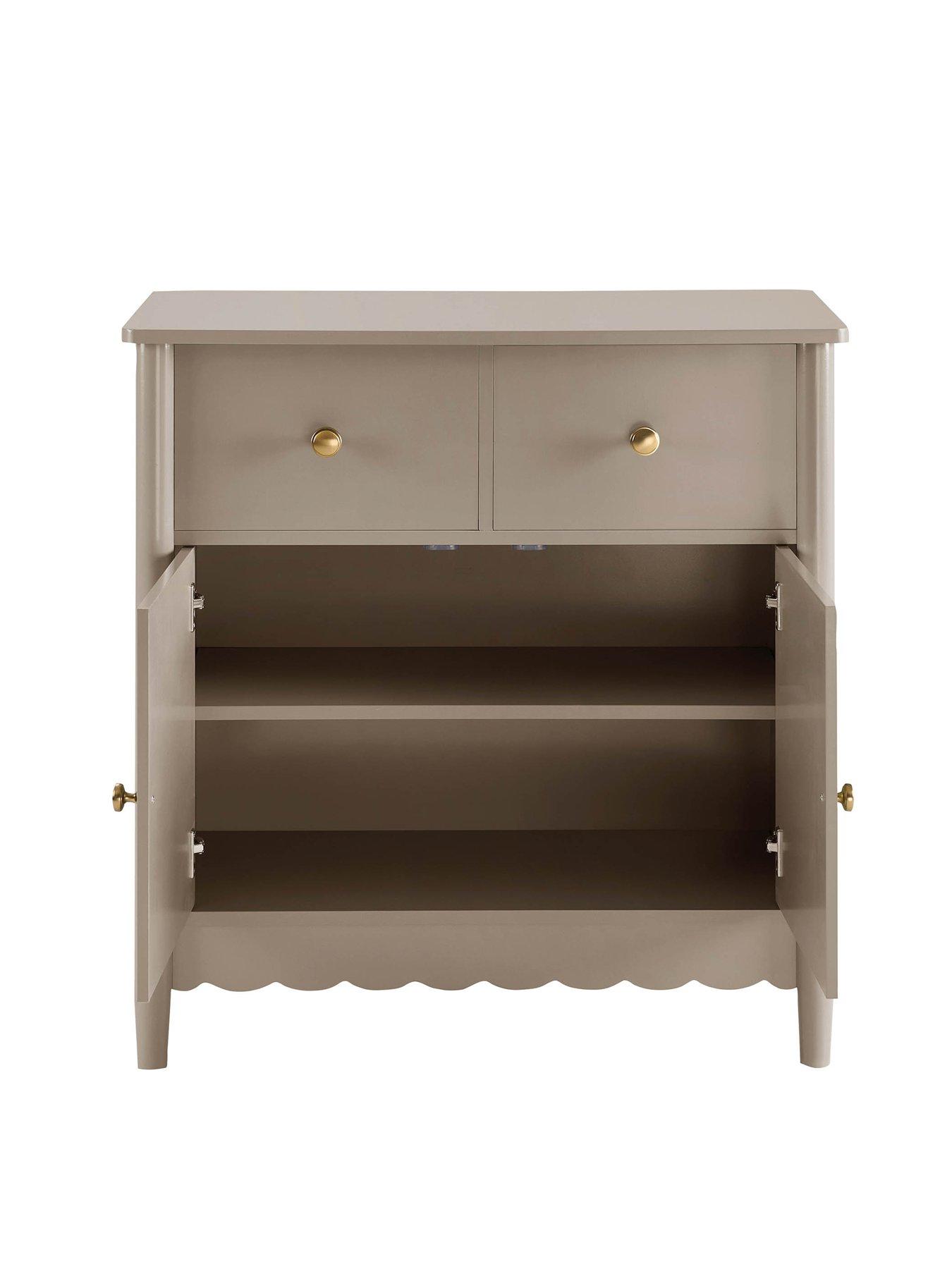 Image 4 of 7 of Dusk Betty 2 Door Sideboard With Drawers - Taupe