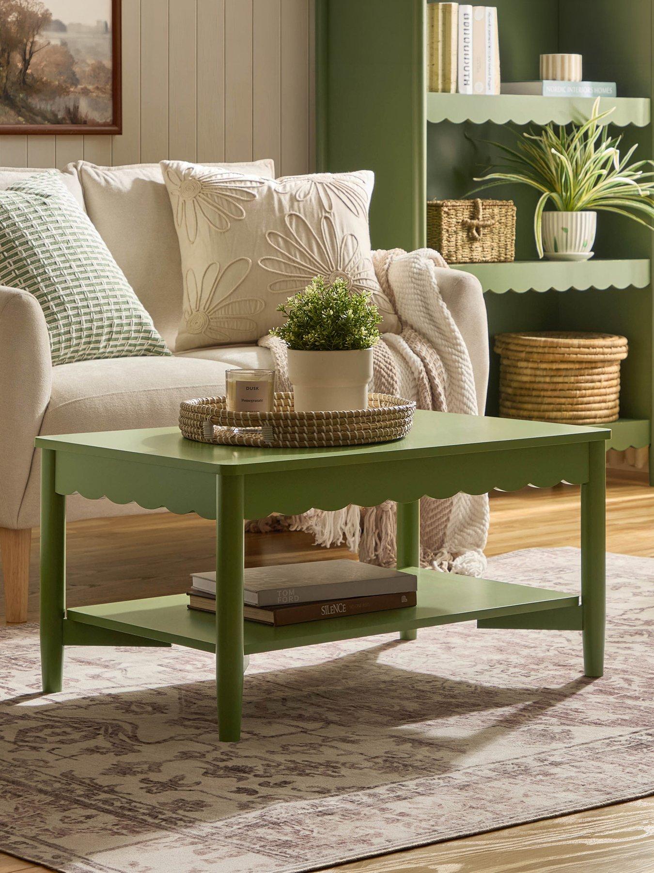 Image 3 of 6 of Dusk Betty Coffee Table - Olive