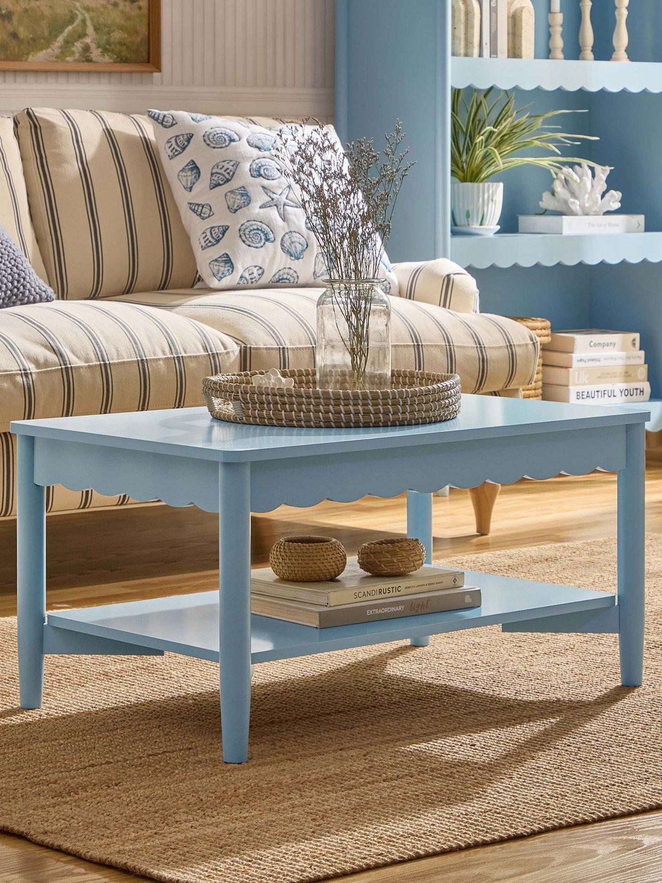 Image 3 of 6 of Dusk Betty Coffee Table - Sky Blue