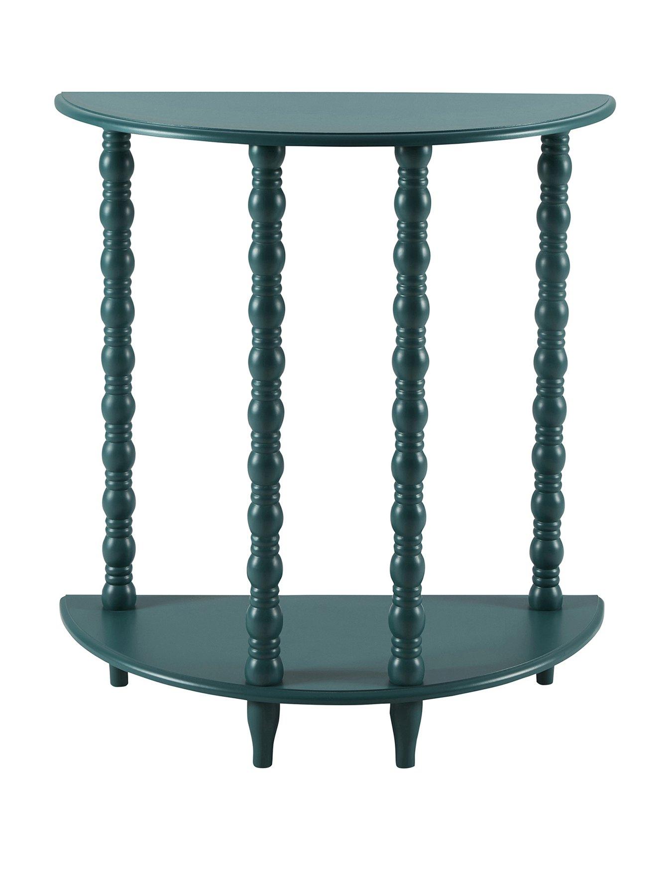 Image 2 of 4 of Dusk Bonnie Bobbin Console Table - Teal
