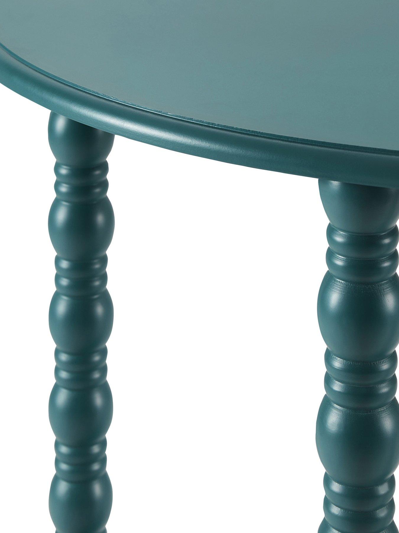 Image 3 of 4 of Dusk Bonnie Bobbin Console Table - Teal