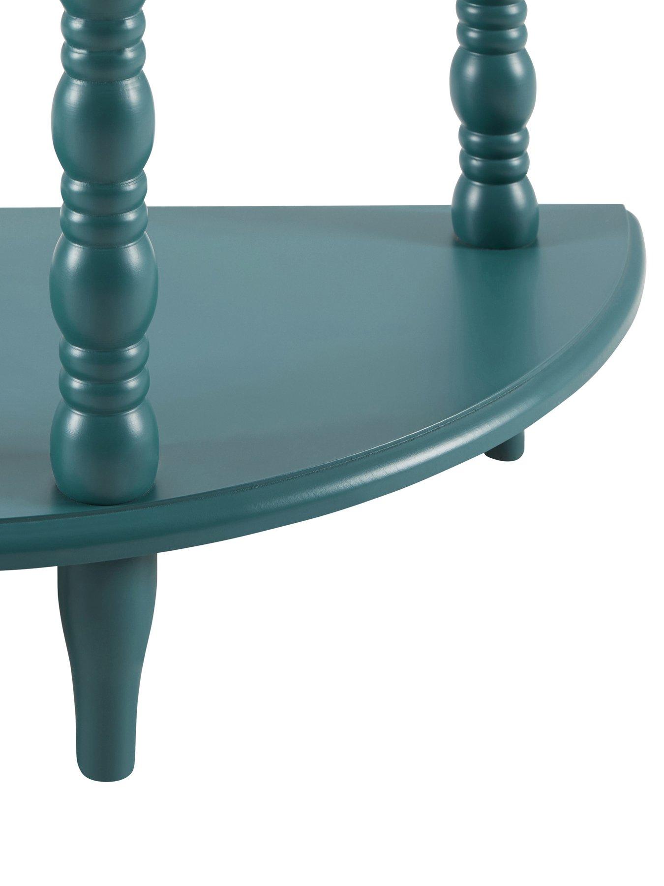 Image 4 of 4 of Dusk Bonnie Bobbin Console Table - Teal