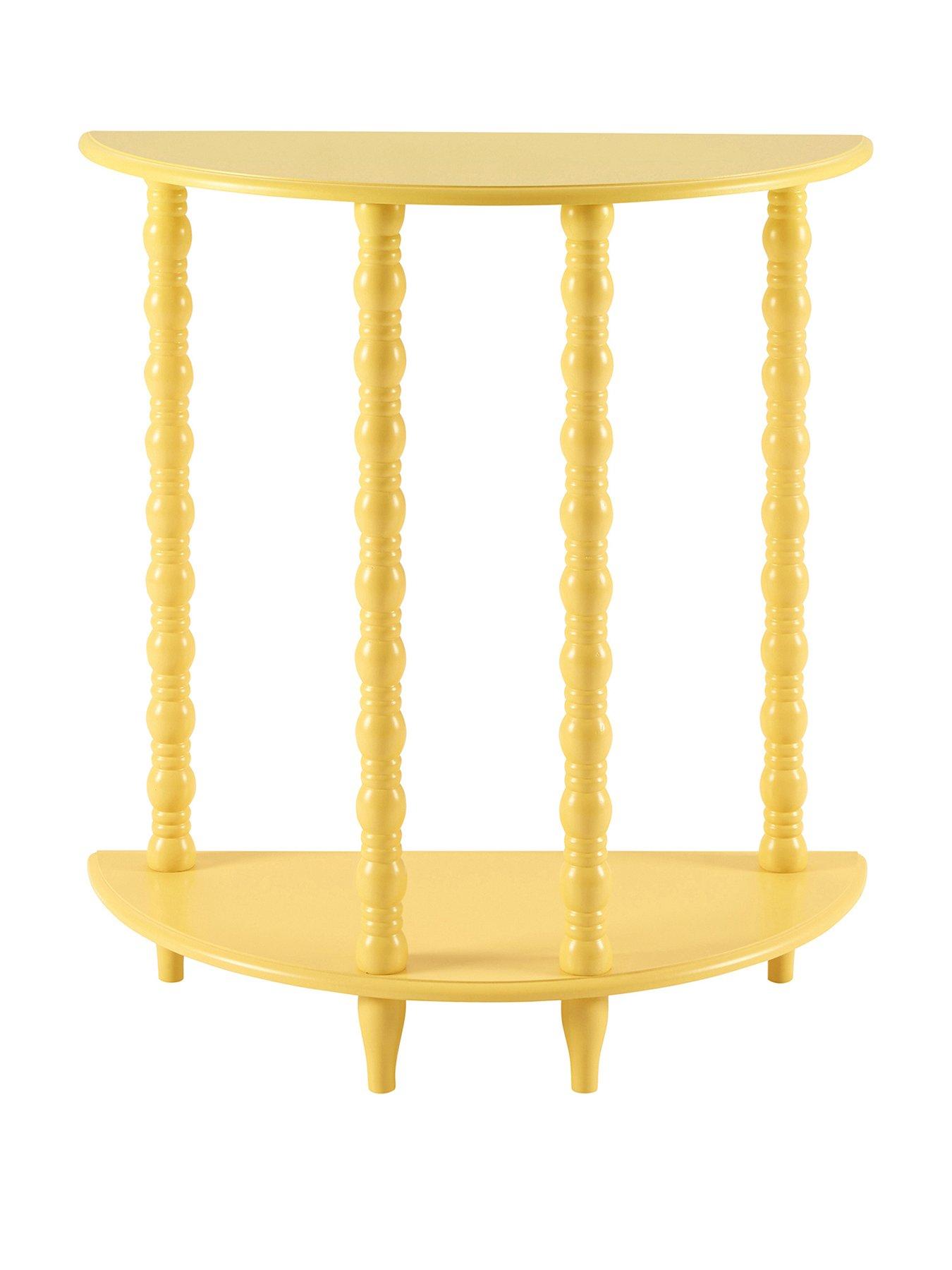 Image 2 of 4 of Dusk Bonnie Bobbin Console Table - Vibrant Yellow