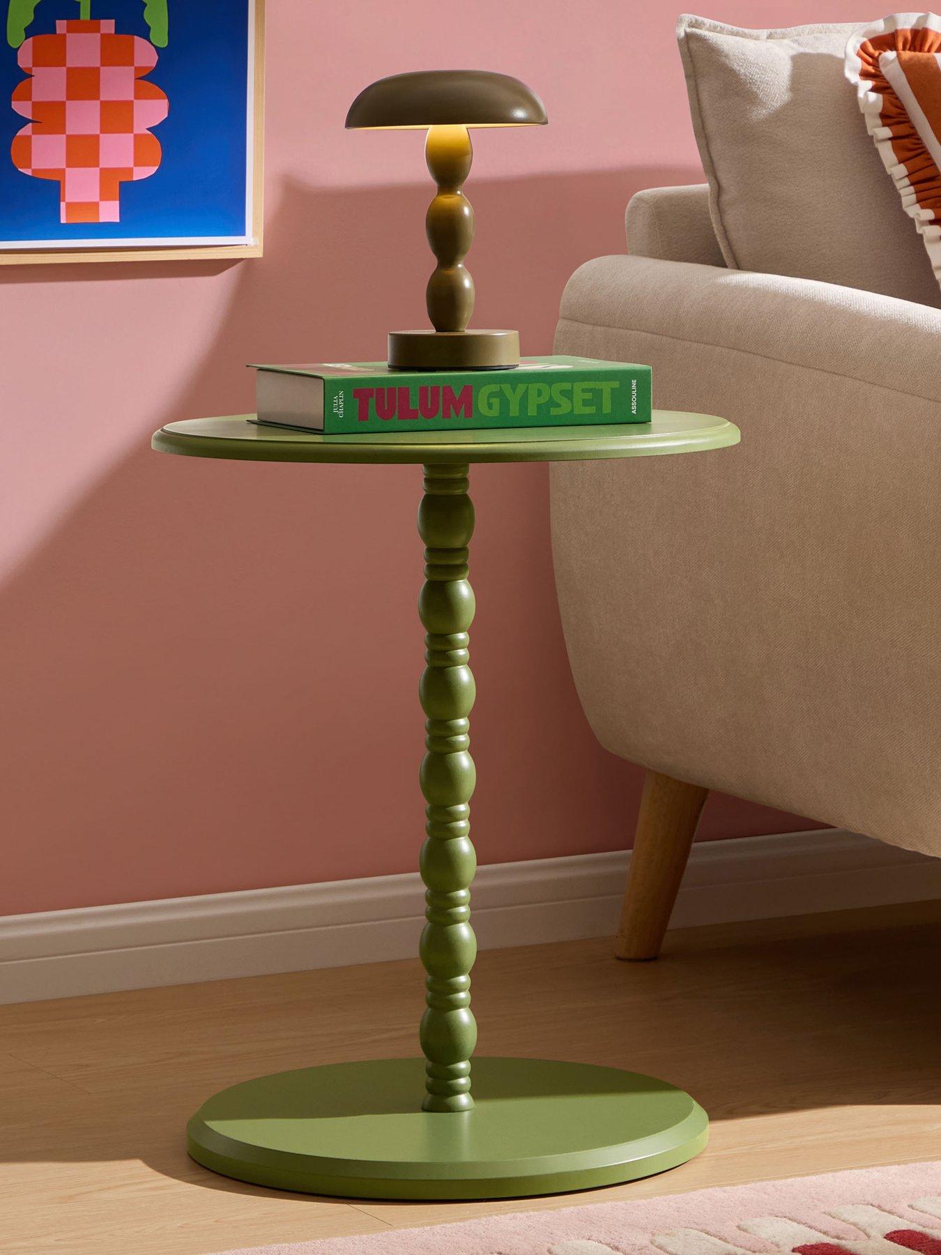 Dusk Bonnie Bobbin Side Table - Olive