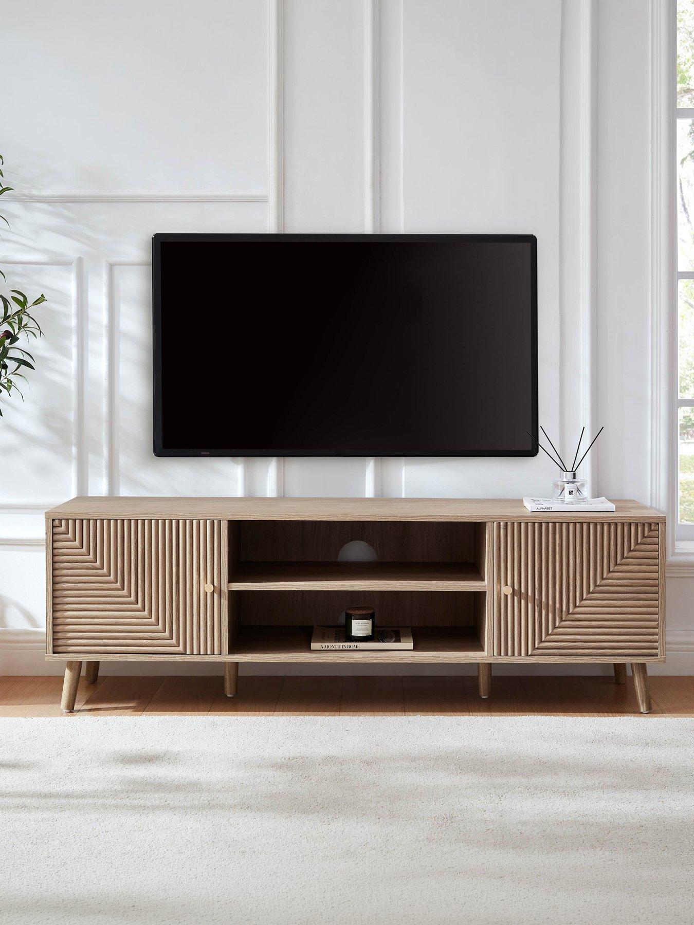 Dusk Dora Tv Unit For Tvs Up To 60" - Light Wood