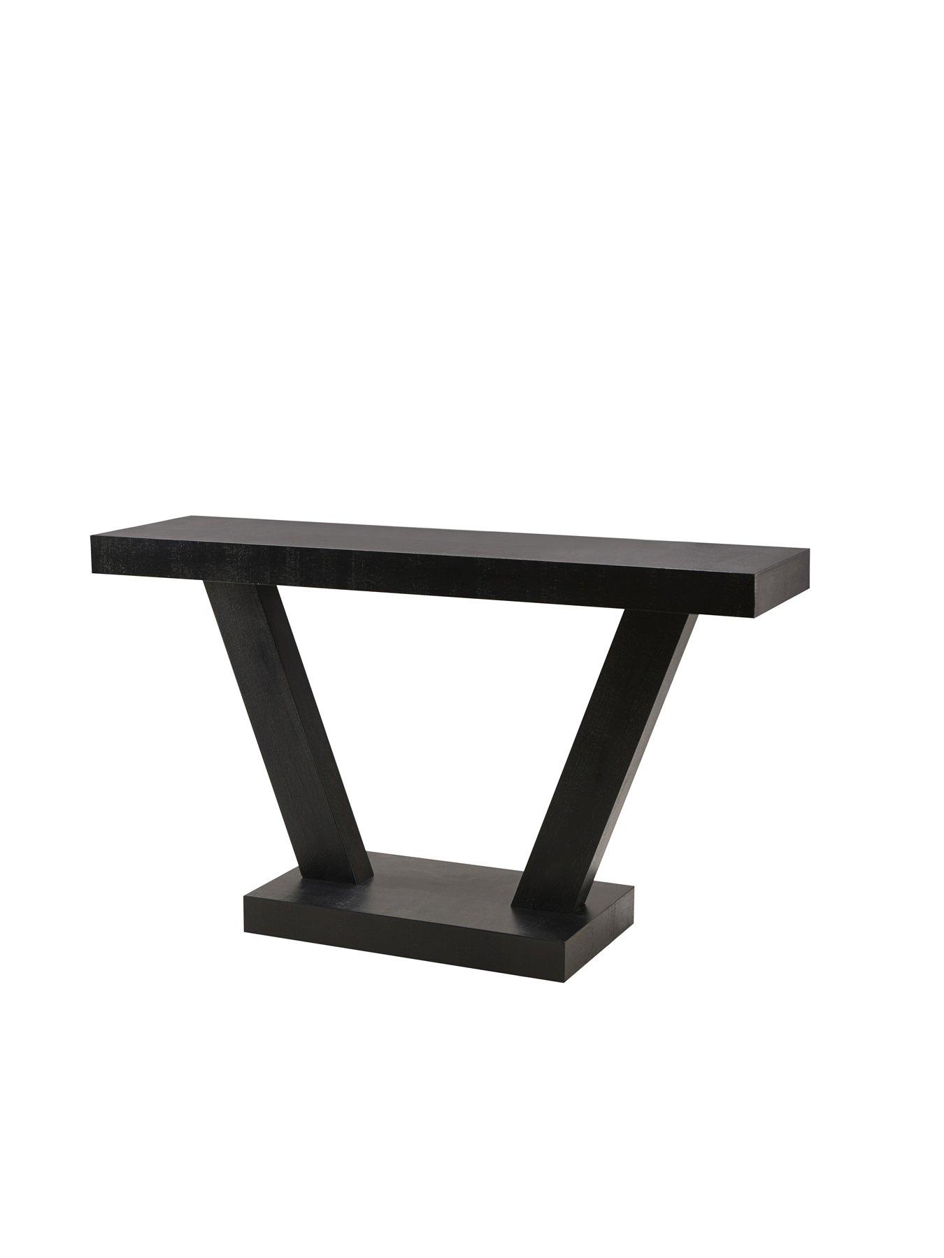 Image 3 of 4 of Dusk Elina Console Table - Black Wood