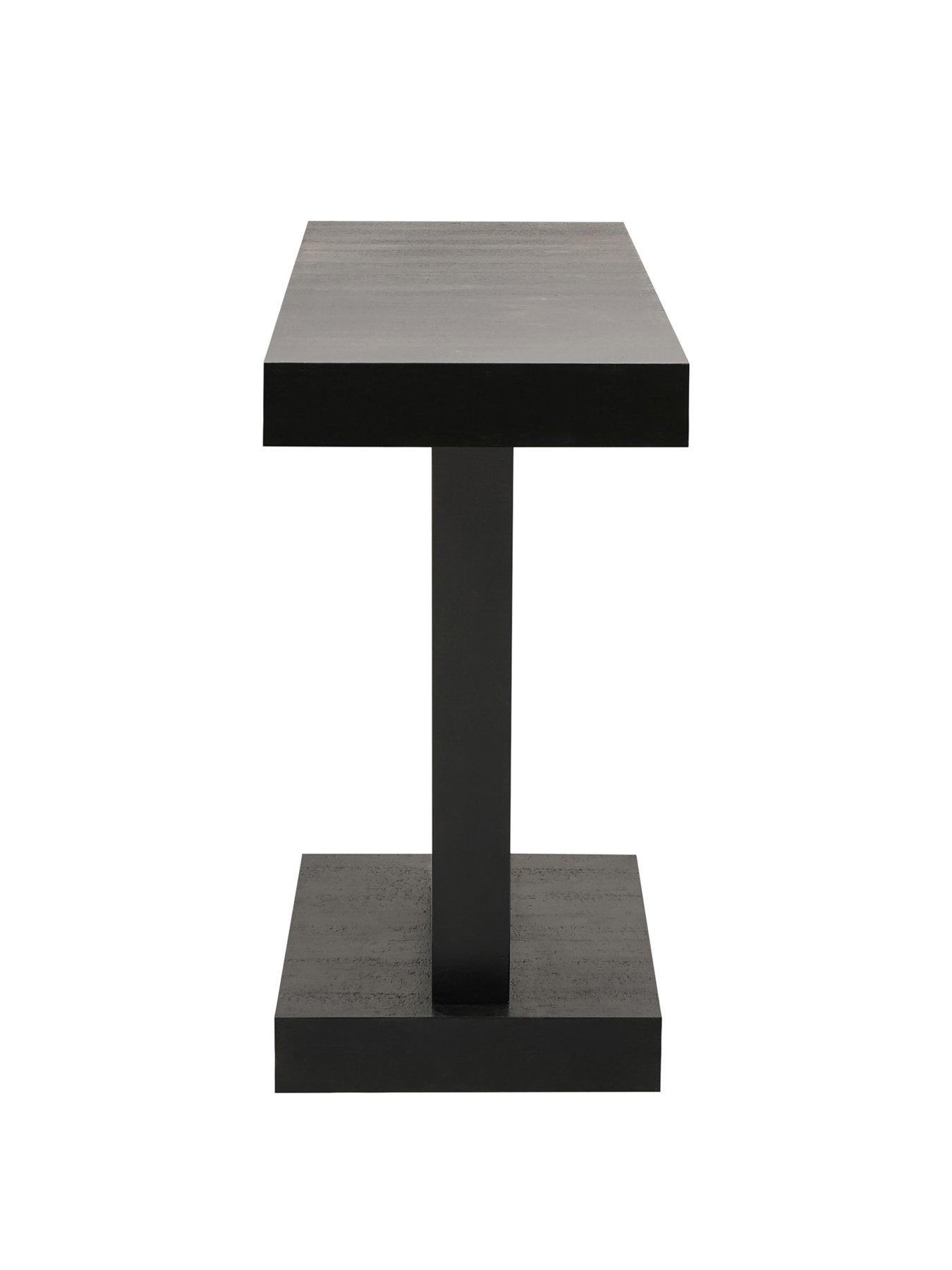 Image 4 of 4 of Dusk Elina Console Table - Black Wood