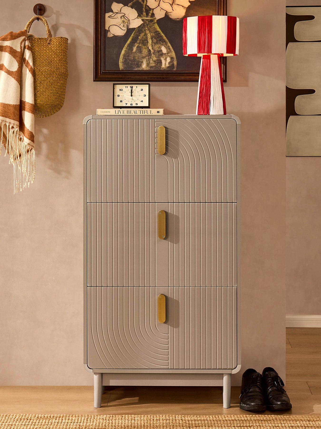 Dusk Marnie Shoe Storage - Taupe