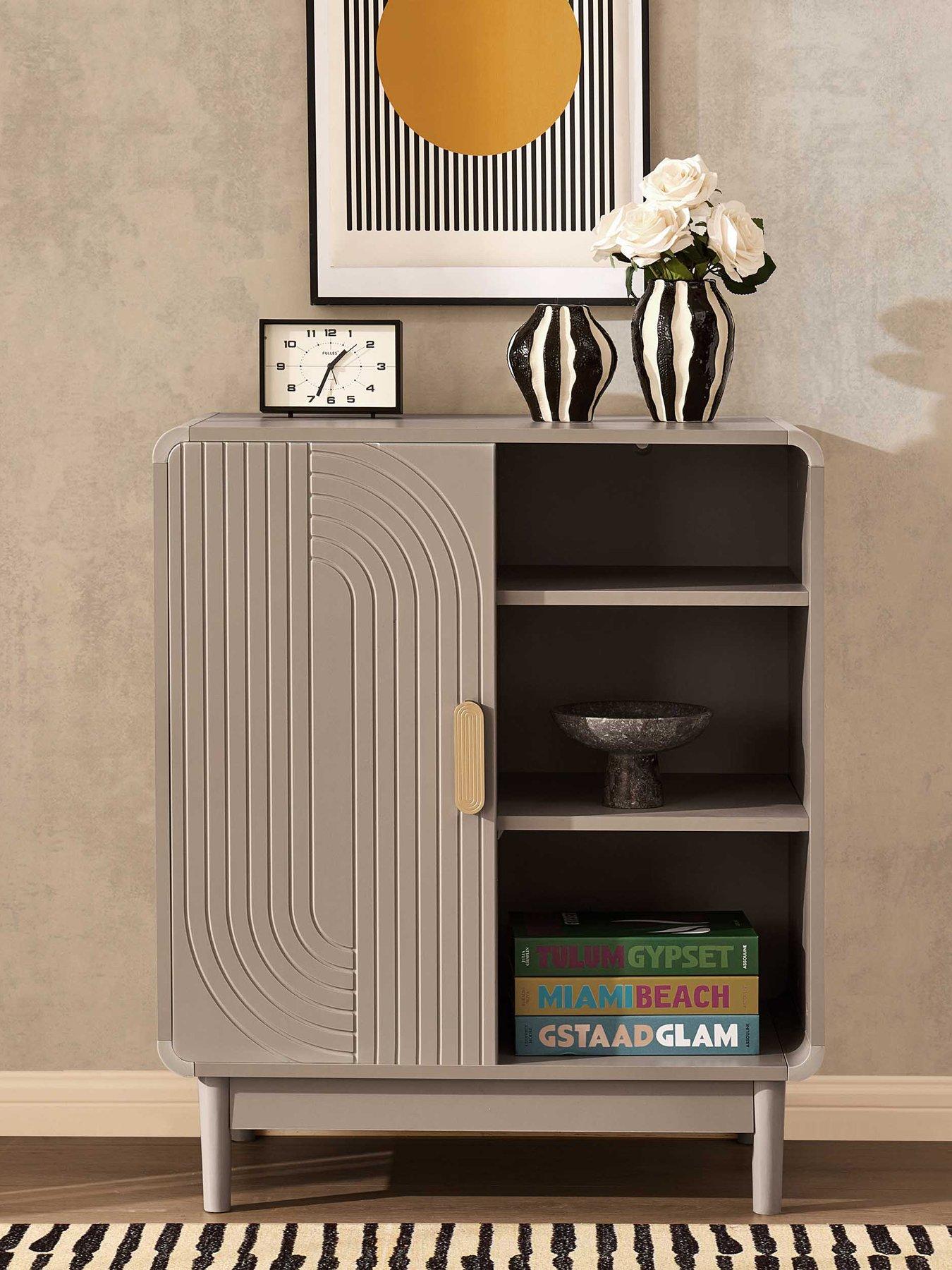 Dusk Marnie Small Bookcase - Taupe