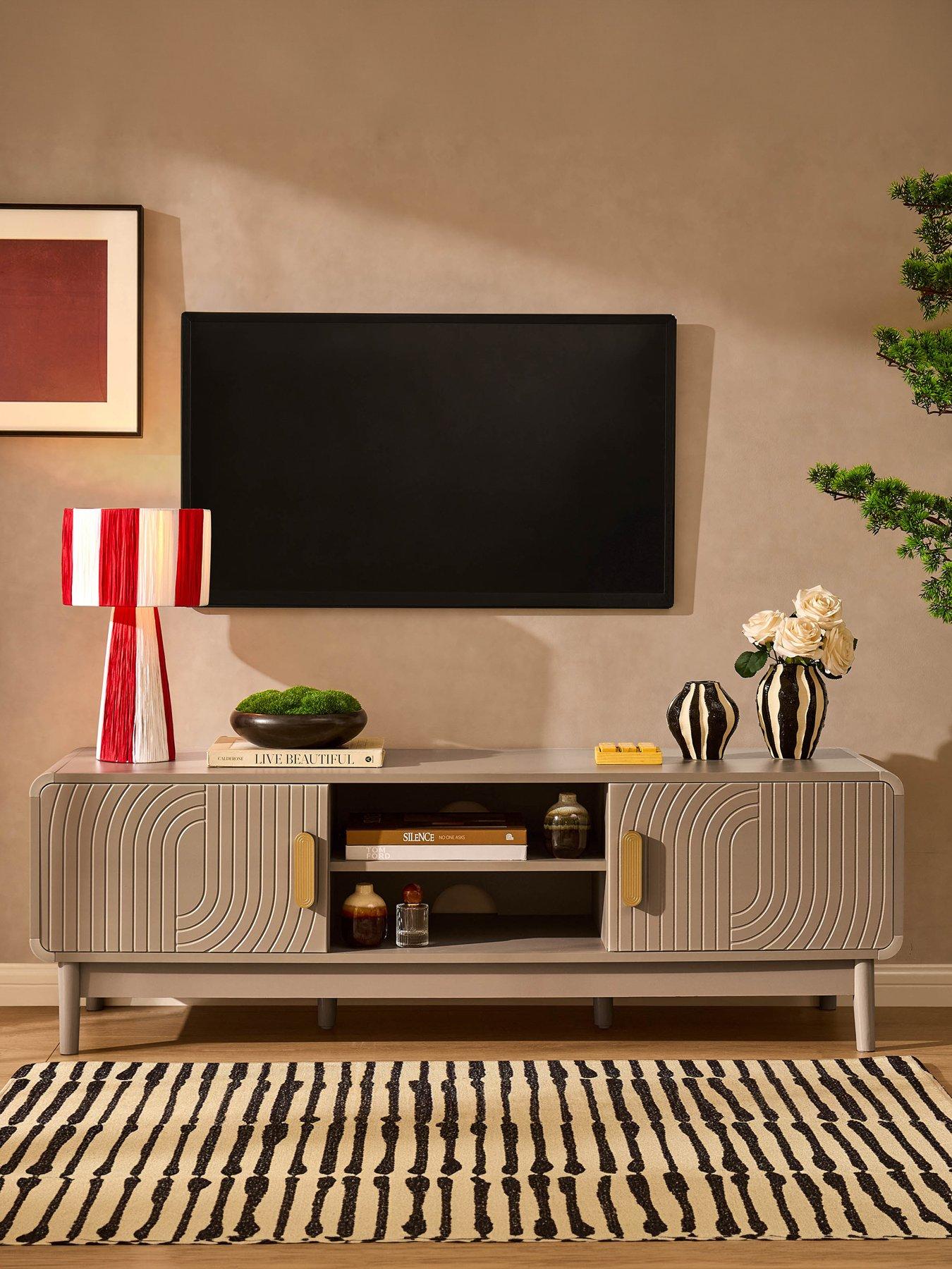 Dusk Marnie Tv Unit For Tvs Up To 60"- Taupe