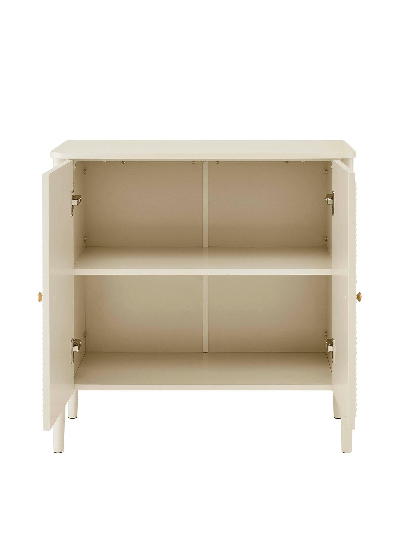 Image 4 of 7 of Dusk Posy 2 Door Sideboard - Cream