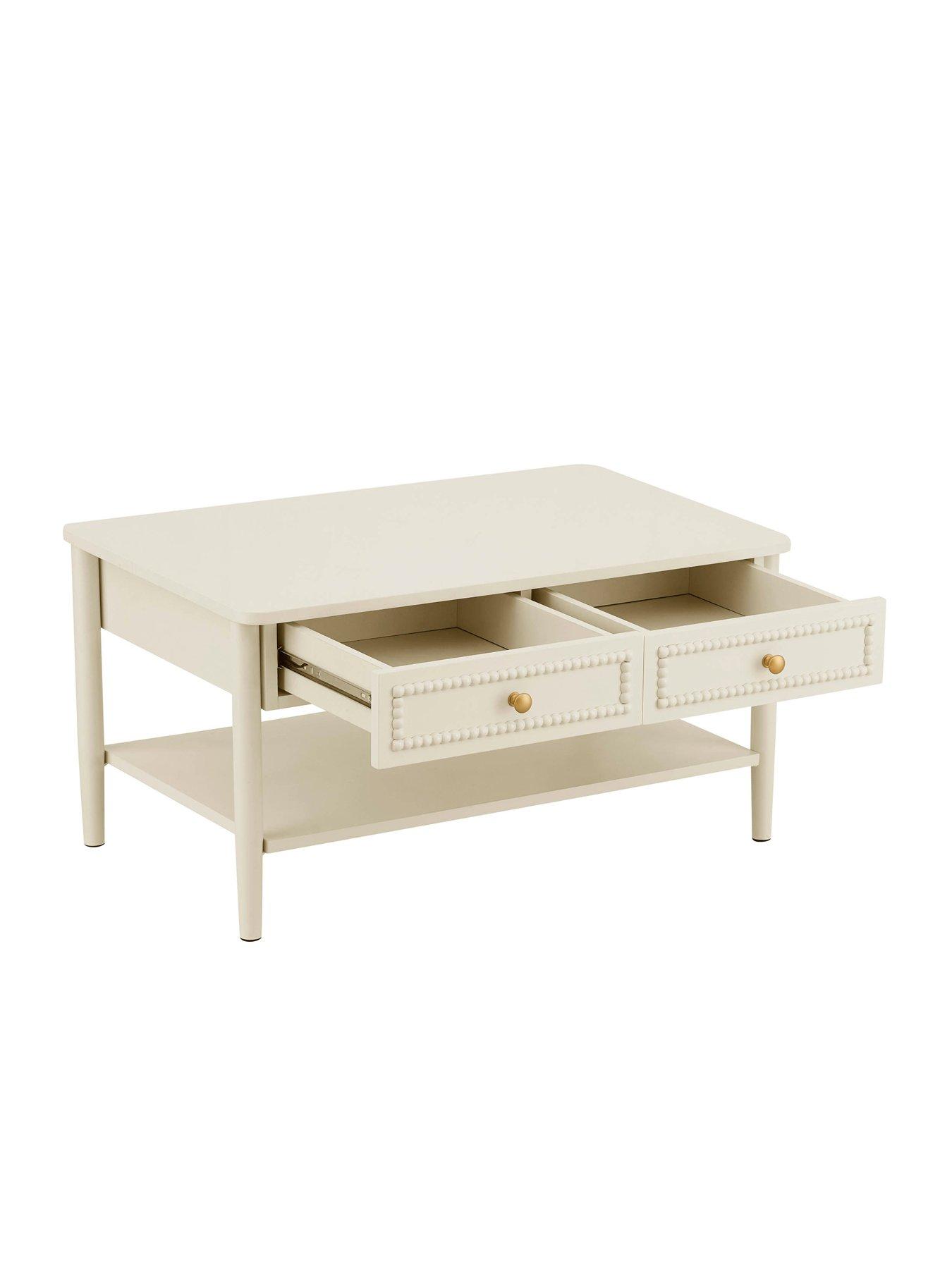 Image 4 of 7 of Dusk Posy Coffee Table - Cream