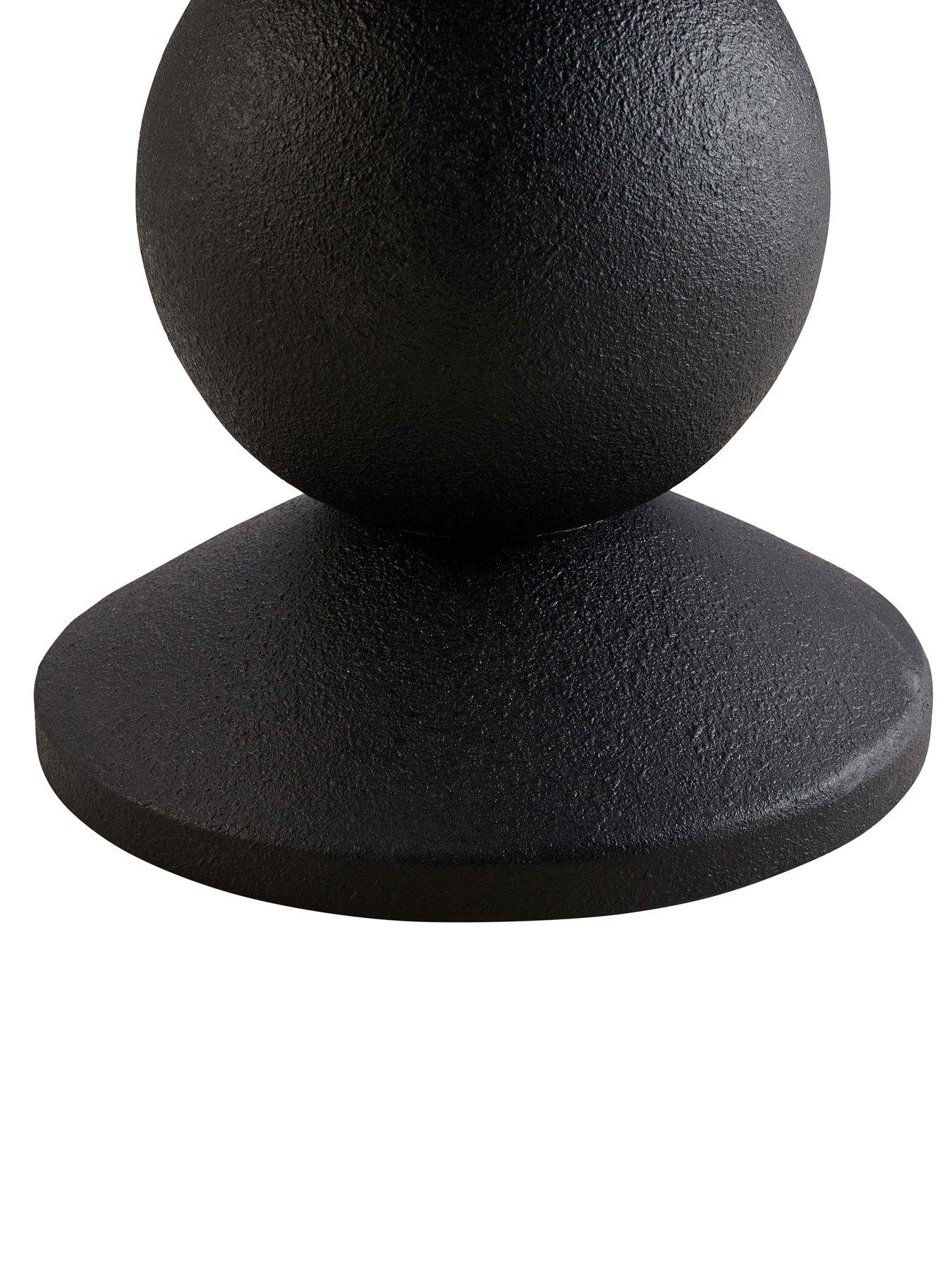 Image 5 of 6 of Dusk Raya Round&nbsp;Side Table - Black