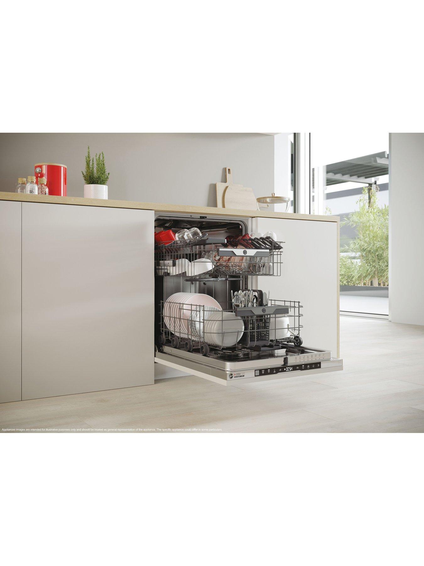 Image 6 of 7 of Hoover HI4C6F0S-80 Built in Fullsize 14 Place H-Dish 500 -&nbsp;Silver Bezel