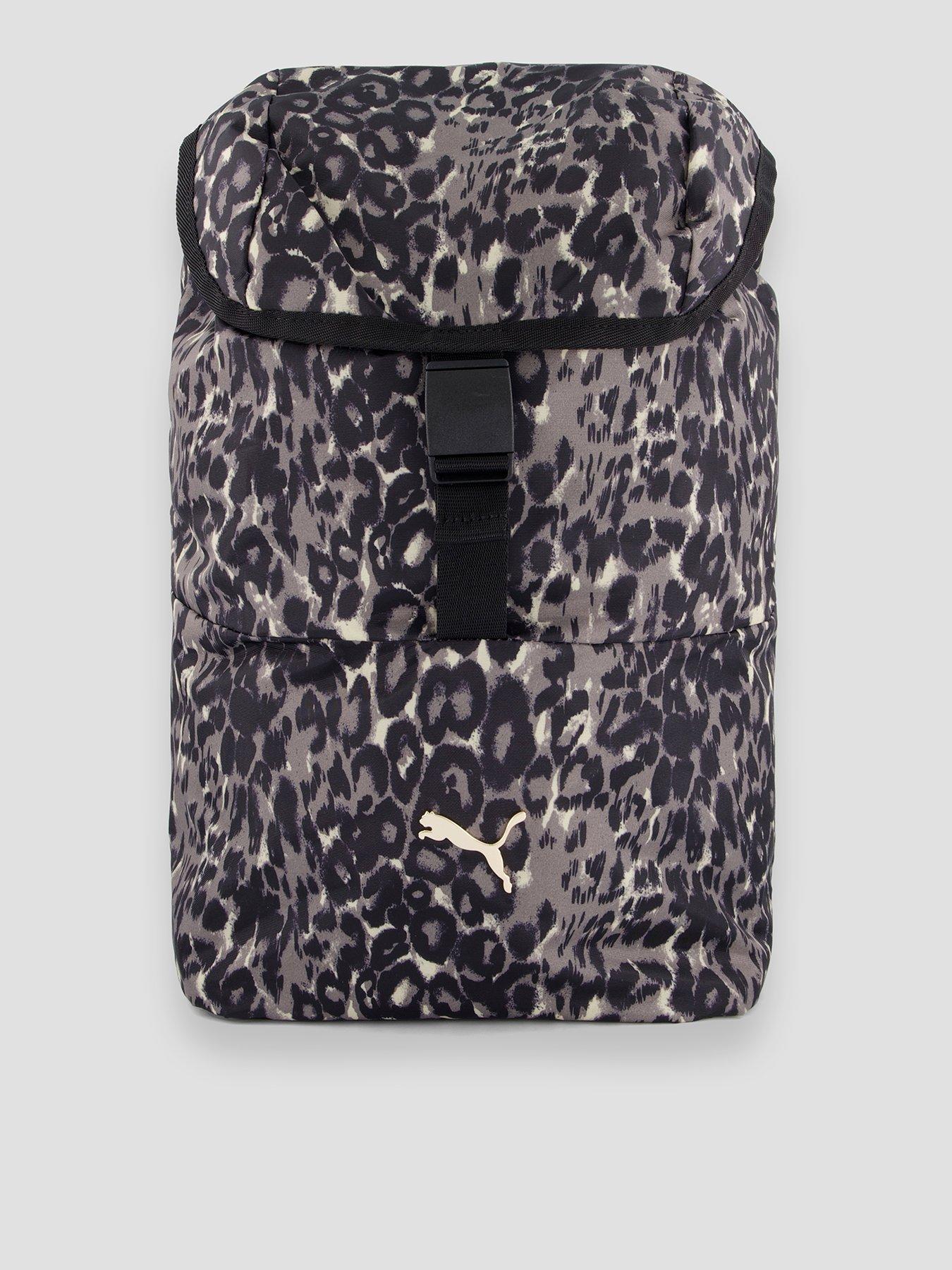 Image 1 of 5 of Puma Womens Pop Small Secure Flap 12.5L Backpack - Black