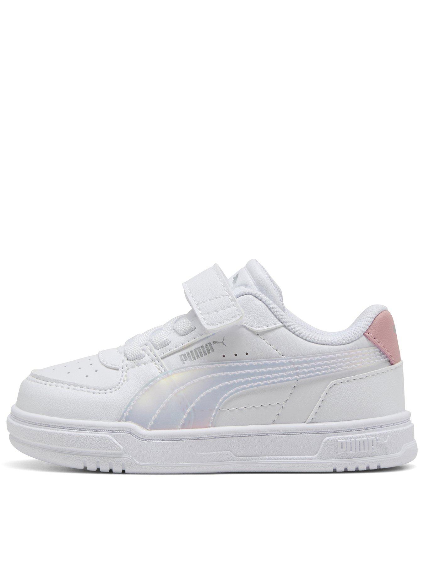 Puma Infant Girls Caven III Holo 2.0 Trainers - White