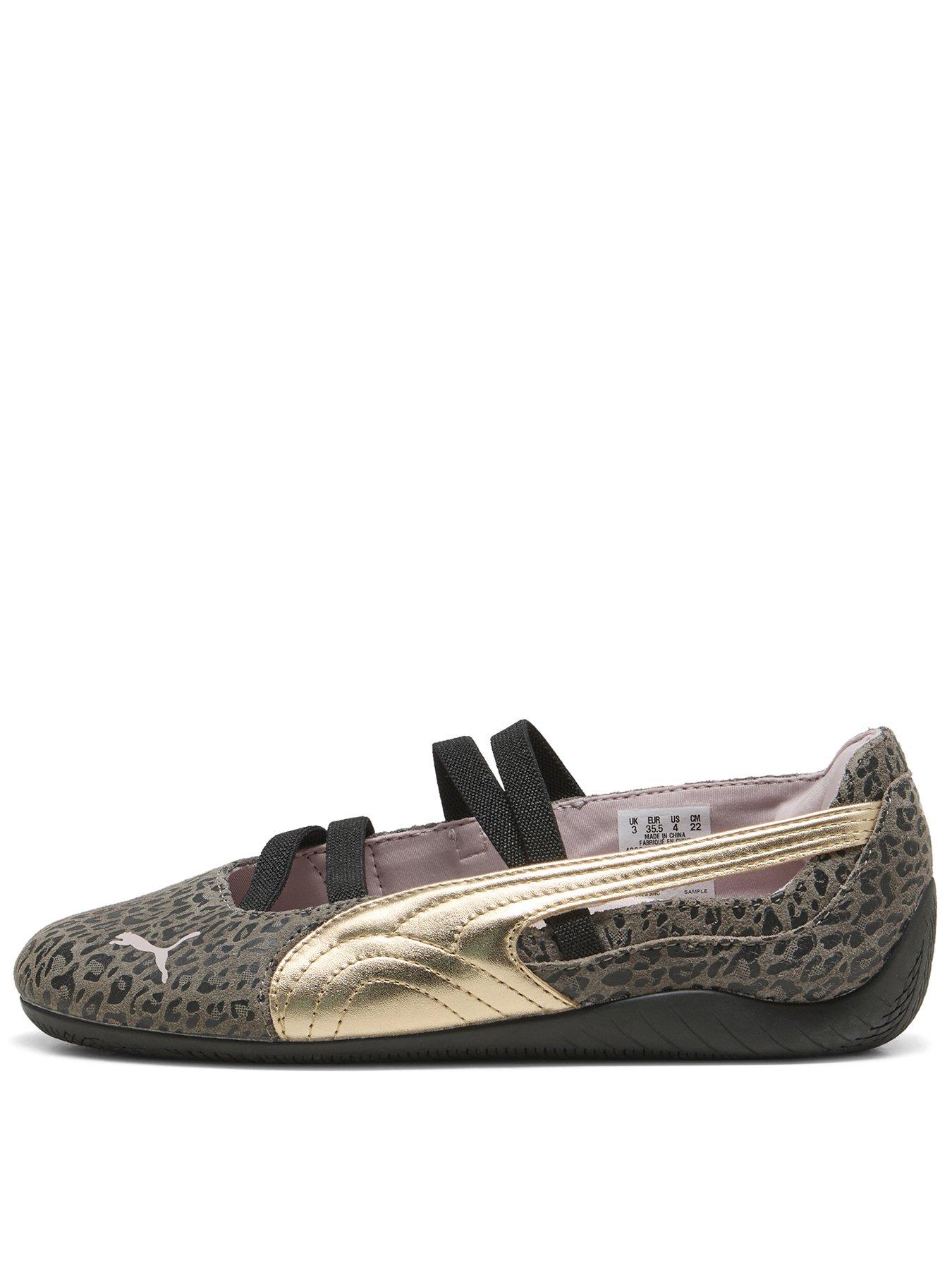 Puma Junior Girls Speedcat Ballet Leogirl Trainers - Gold