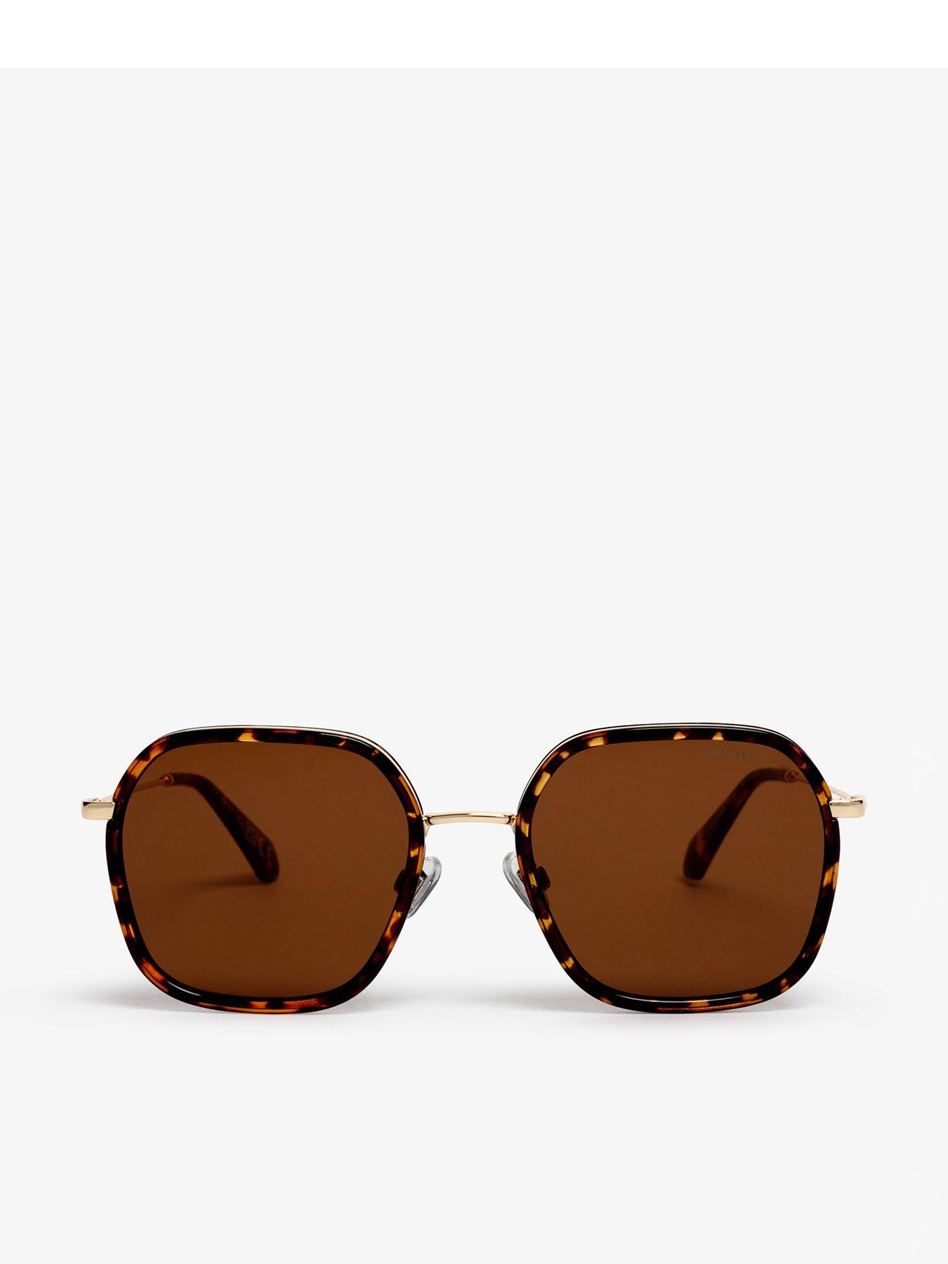 Superdry Framed Metal Square Sunglasses - Brown