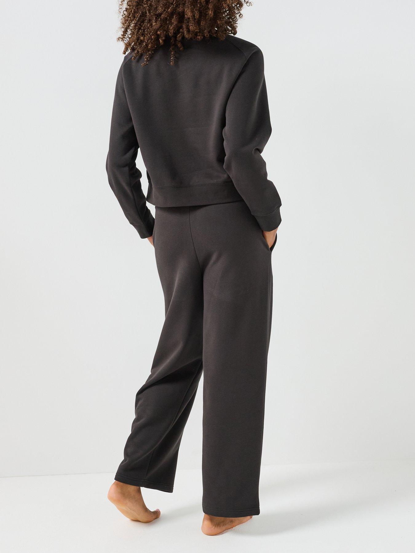 Image 6 of 6 of Puma Womens Loungewear Fleece Sweat Standard Suit - Black