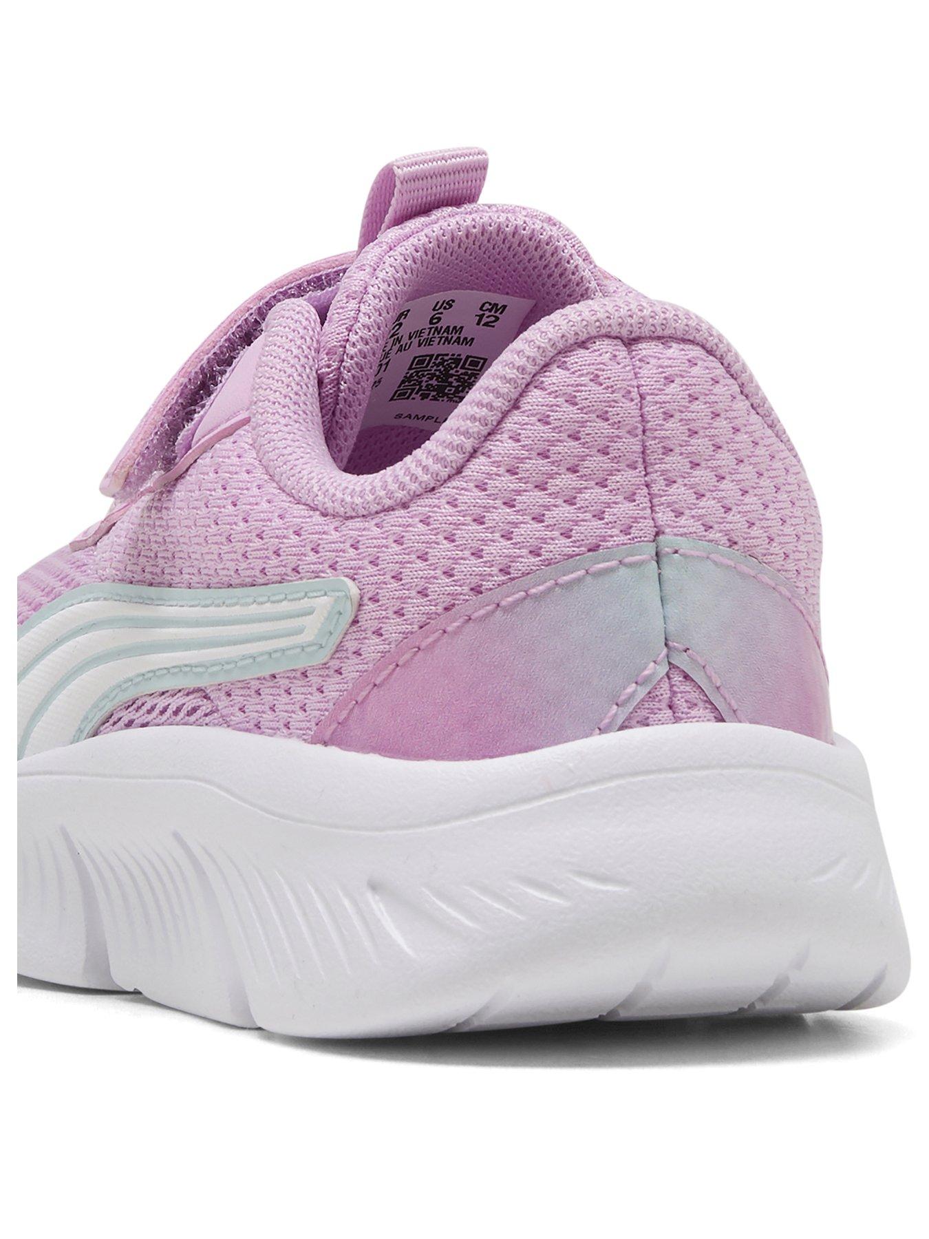 Image 3 of 4 of Puma Infant Girls Flexfocus Modern Faded Glow Trainers - Purple