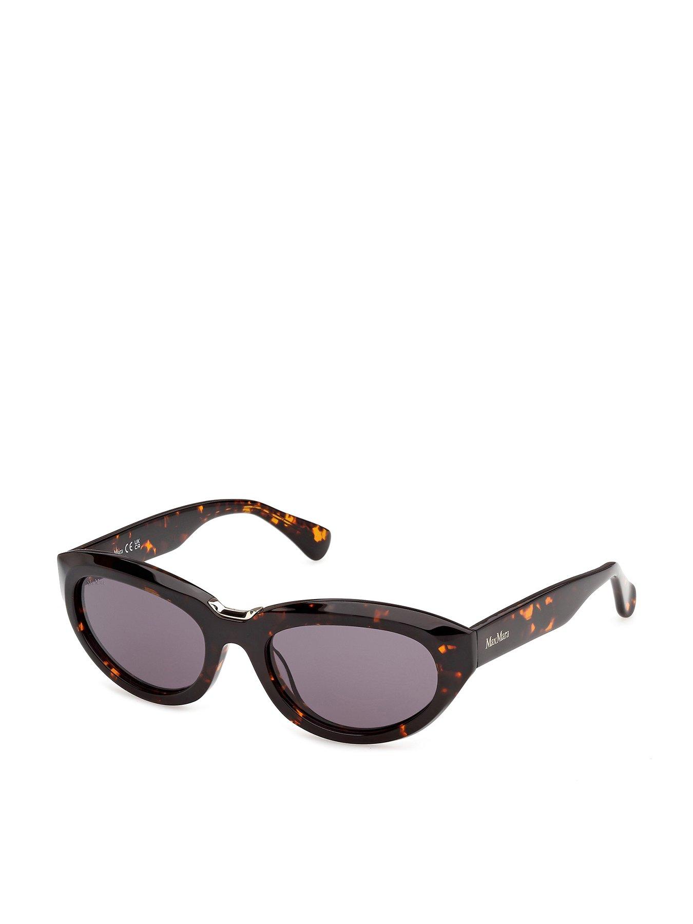 Max Mara Oval Sunglasses - Brown