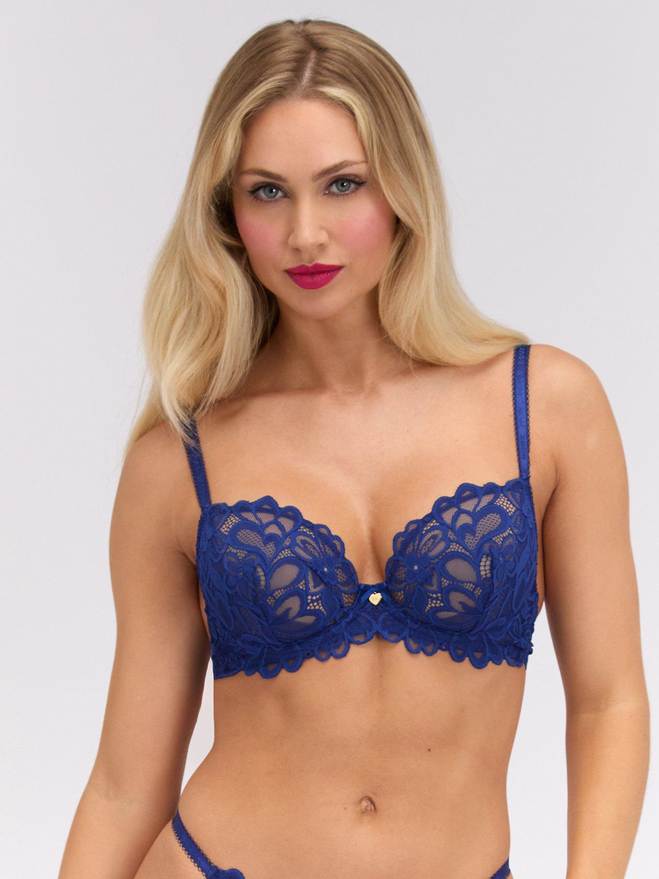Boux Avenue Heidi Plunge Bra - Midnight Blue