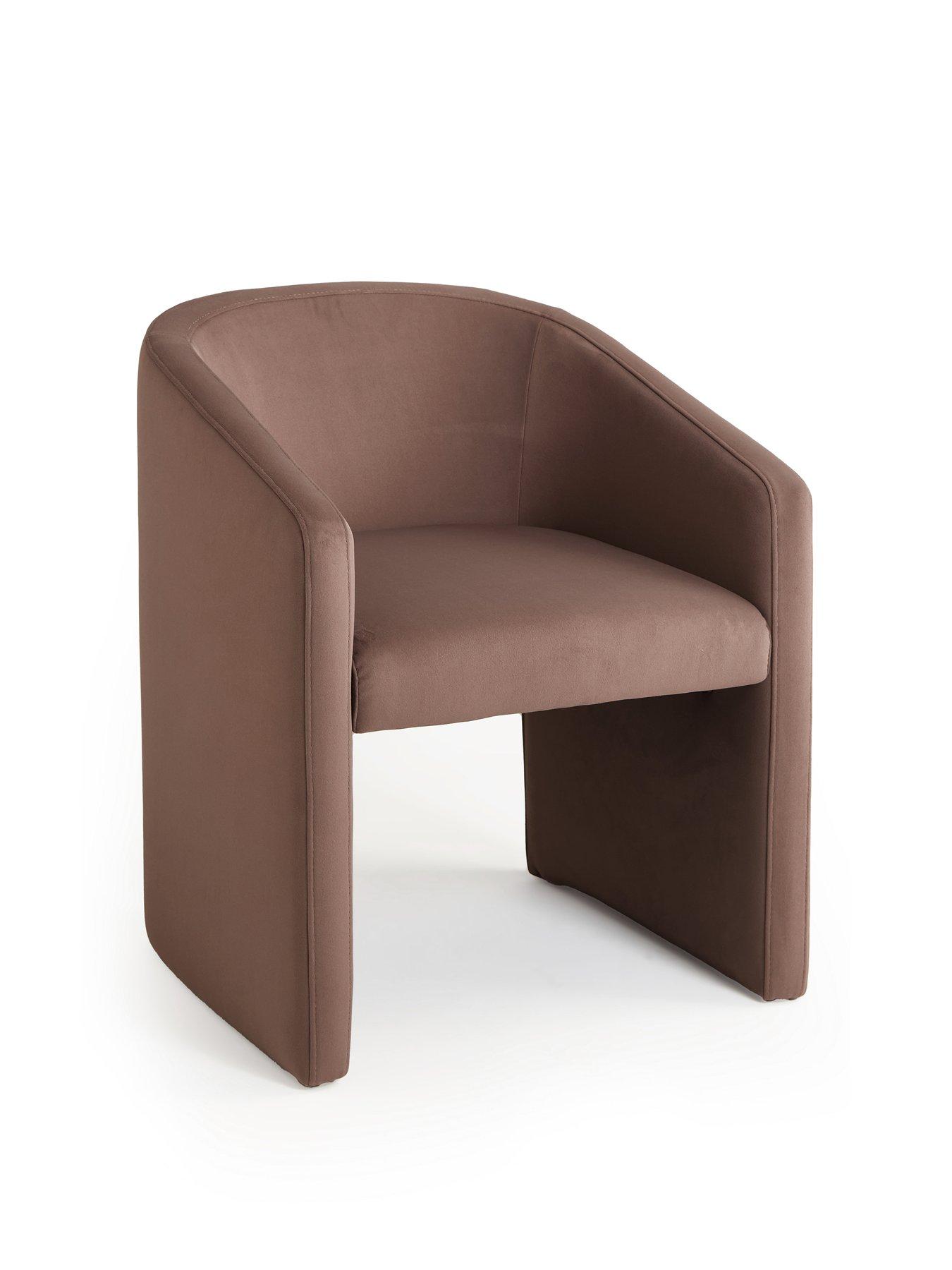 Image 7 of 7 of The Very Collection Ines 180cm Dining Table &amp; 4 Taupe Mira Dining Chairs - FSC&reg; Certified