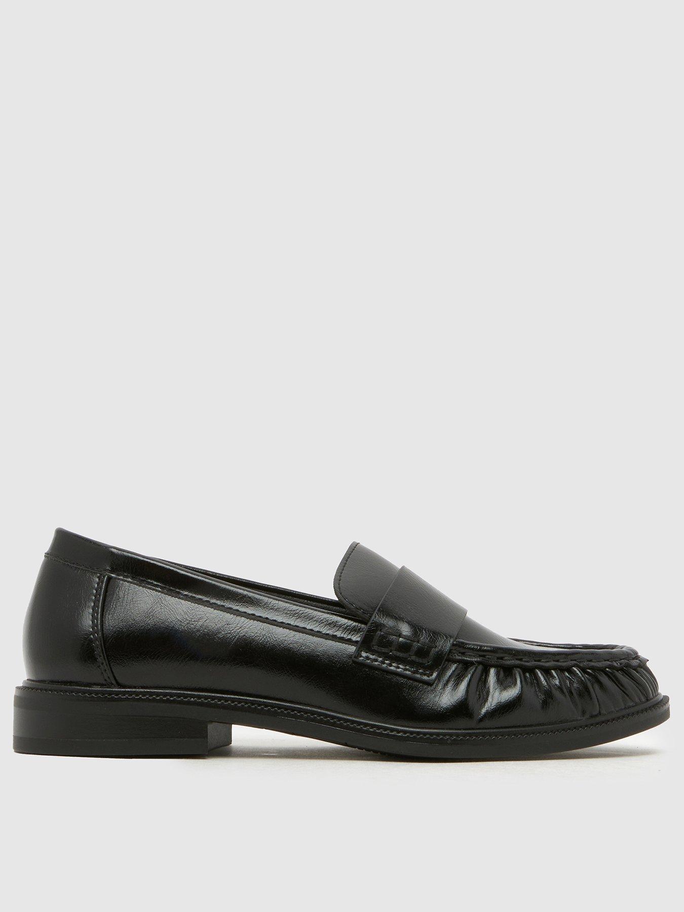 Schuh New Ruched Loafer - Black