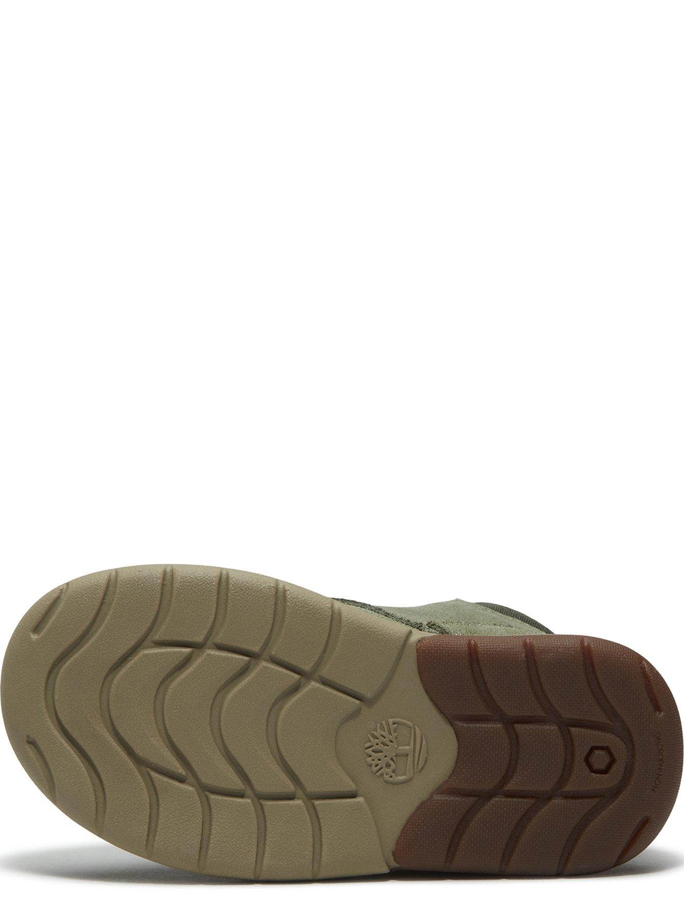 Image 5 of 7 of Timberland Younger Boys Toddle Tracks Mid Hook-and-Loop Boots - Green