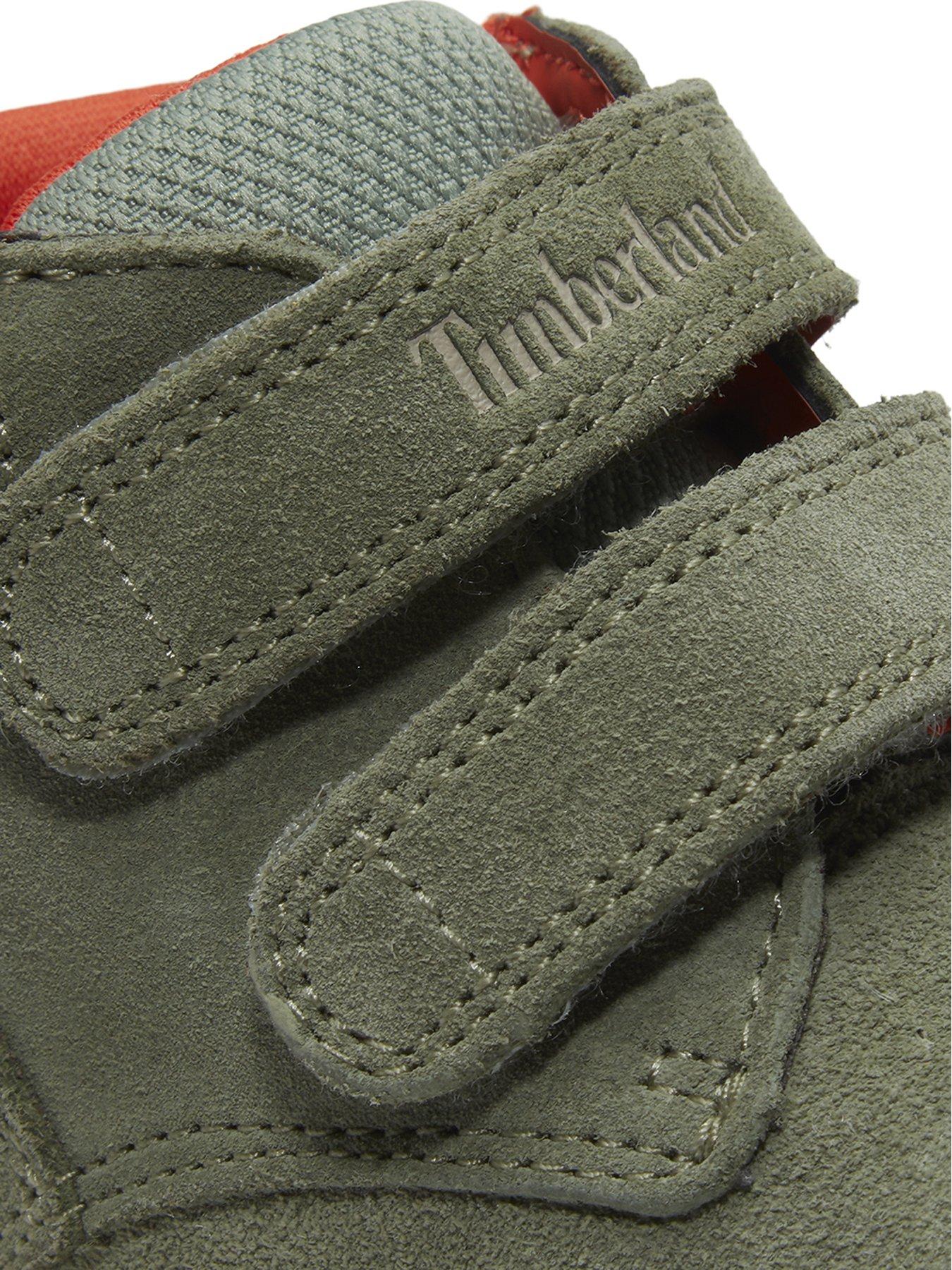 Image 7 of 7 of Timberland Younger Boys Toddle Tracks Mid Hook-and-Loop Boots - Green
