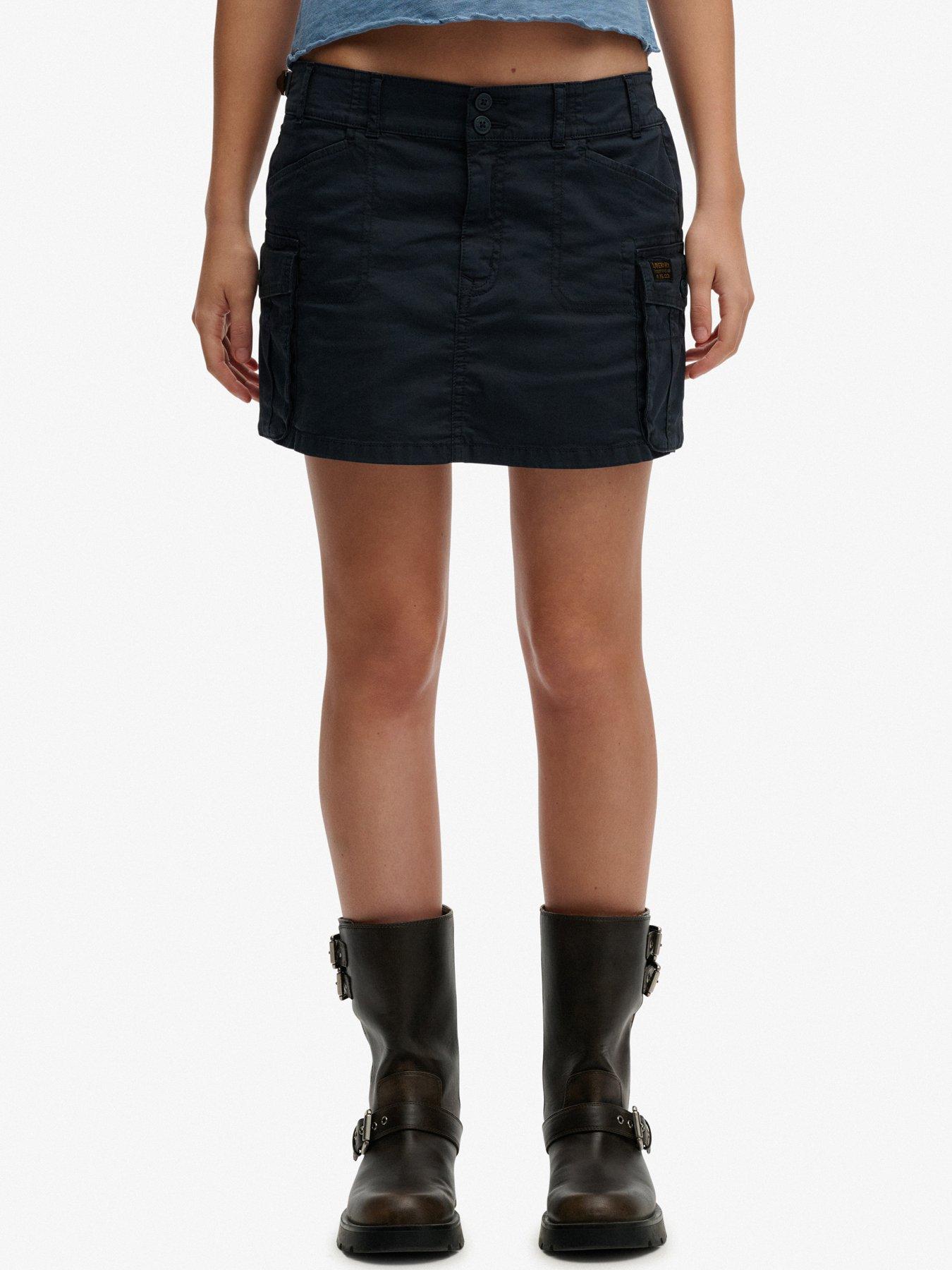 Superdry Cargo Mini Skirt - Navy