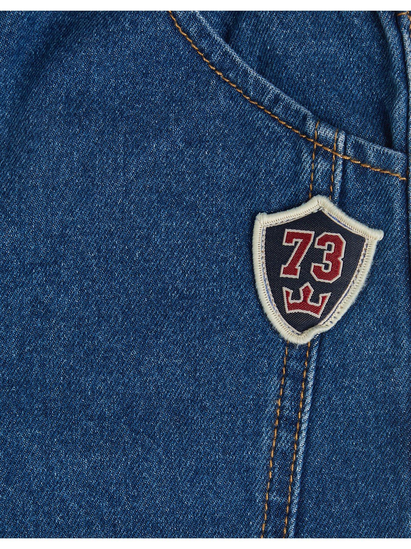 Image 4 of 4 of Monsoon Boys Barrel Leg Jeans - Blue