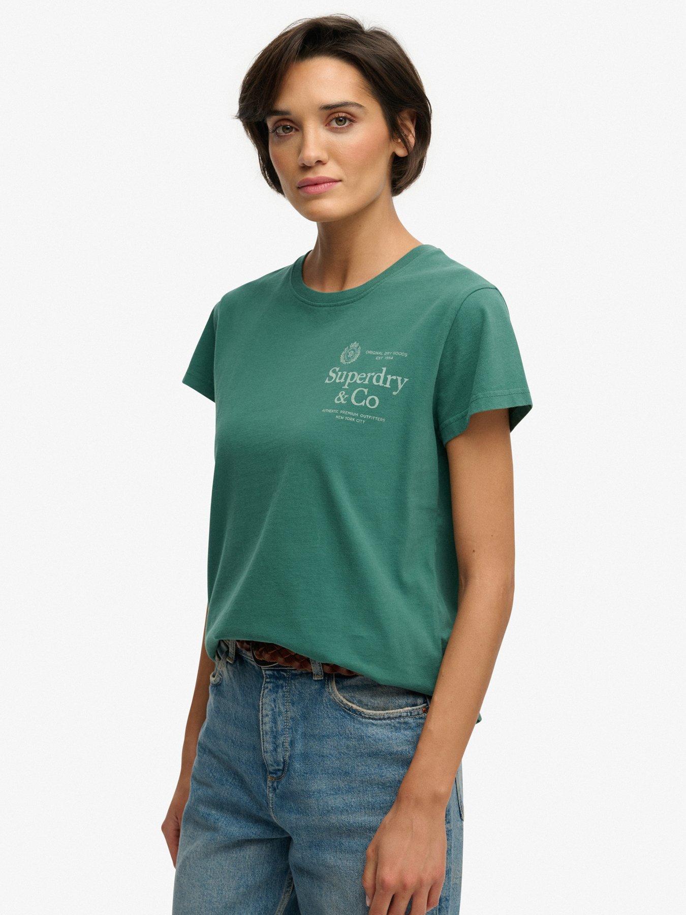Superdry Luxe Casual Classic T-shirt - Green