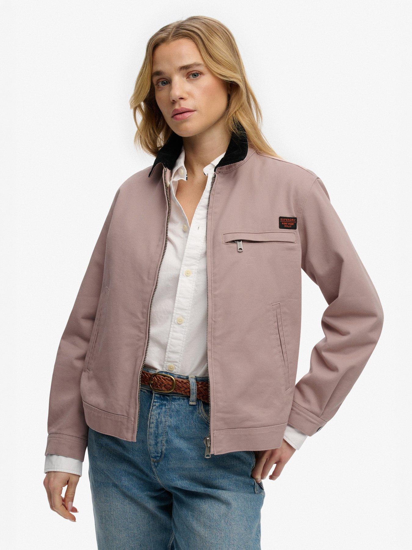 Superdry Cord Collar Ranch Jacket - Brown