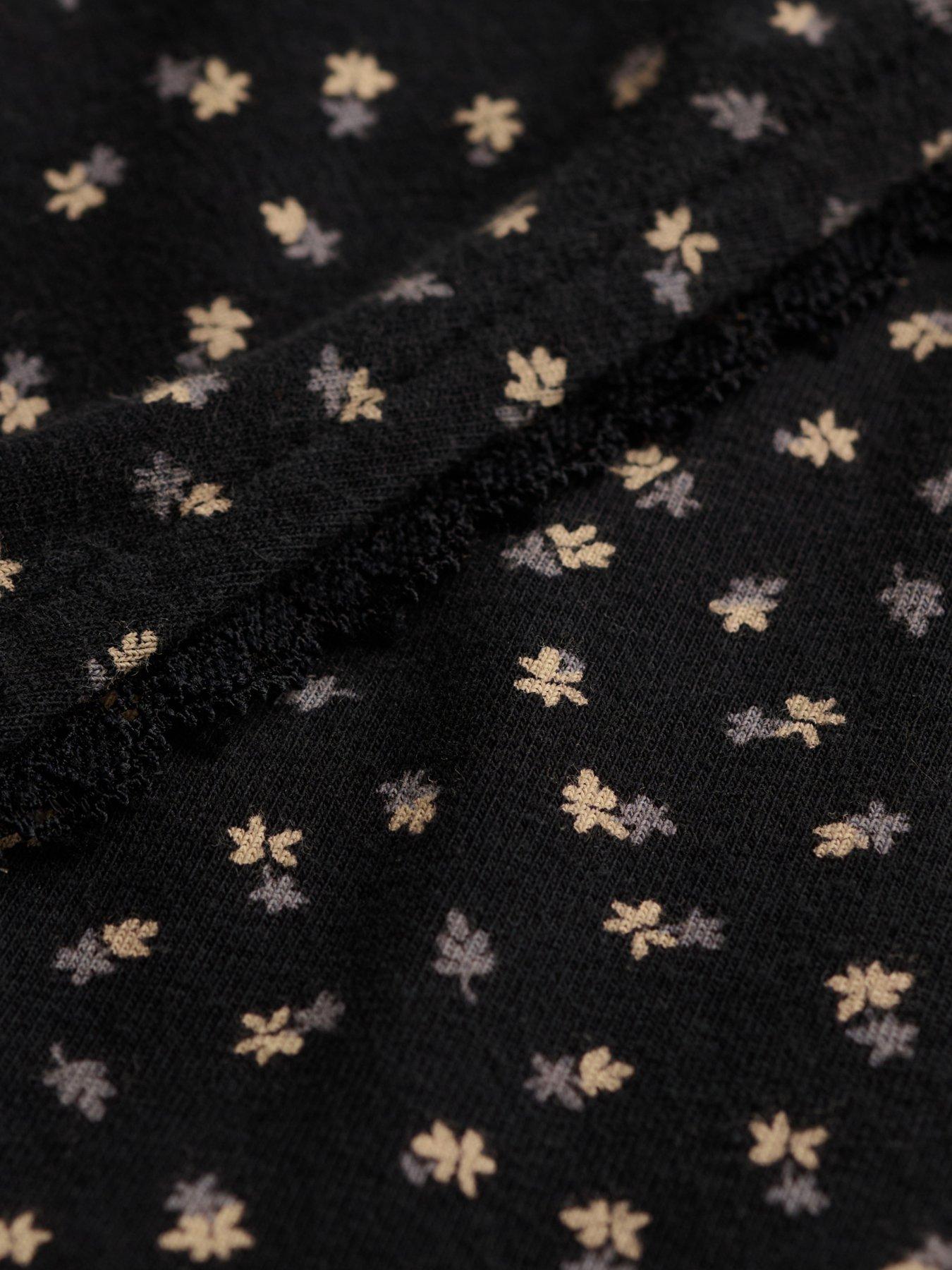 Image 7 of 7 of Superdry Athletic Essential Wrap Dress - Navy Ditsy