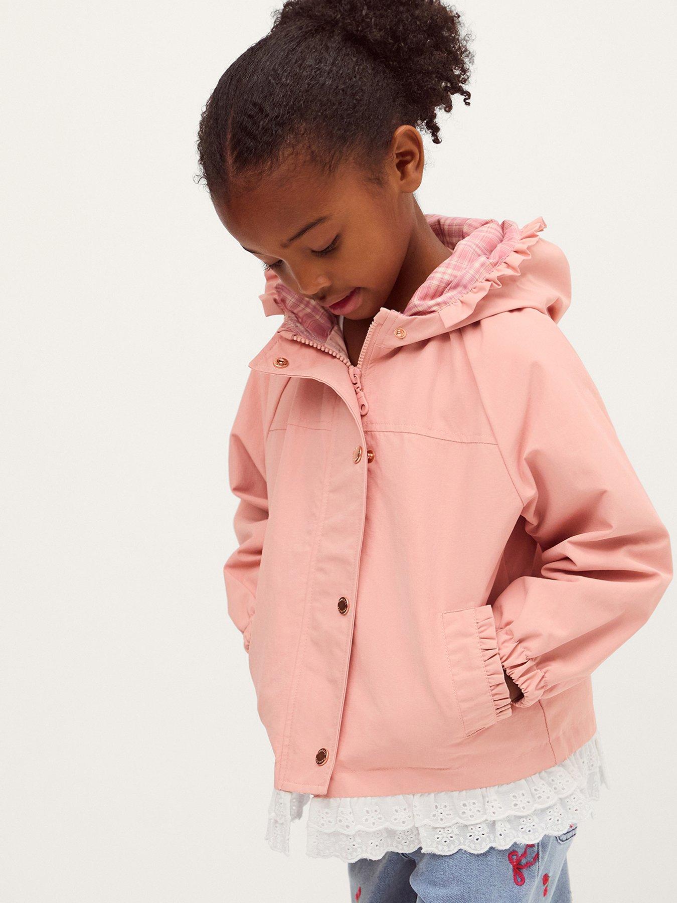 Monsoon Girls Lightweight Shower Proof Anorak - Pink