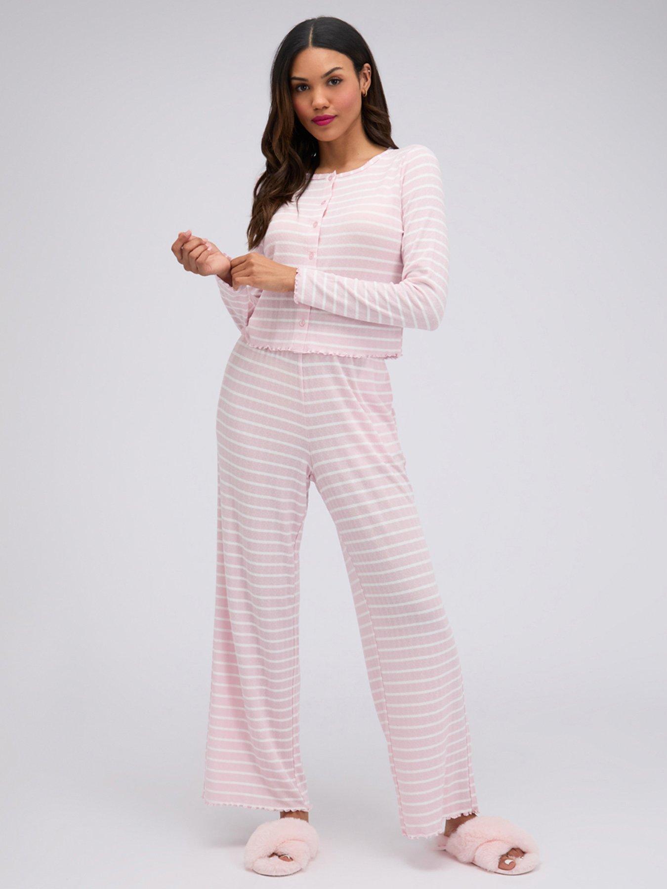 Boux Avenue Boux Avenue Stripe Pointelle Co-ord Pj Set - Pink Mix