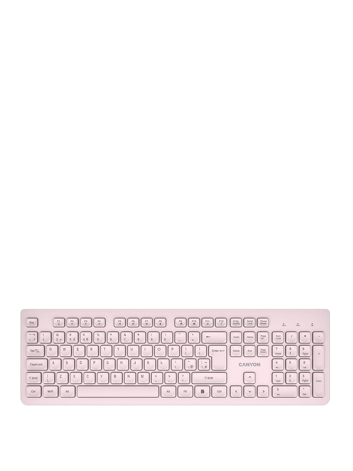 Image 1 of 7 of Canyon keyboard HKB-W01 Wireless Beige