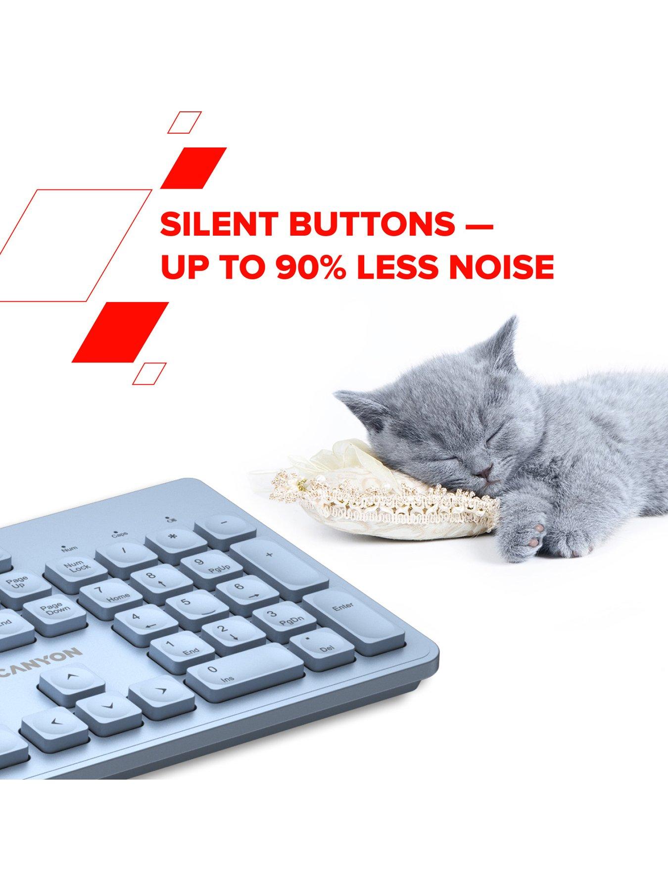 Image 3 of 7 of Canyon keyboard HKB-W01 Wireless Beige