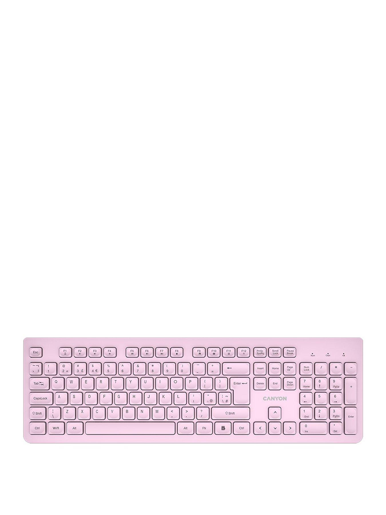 Canyon keyboard HKB-W01 Wireless Pink