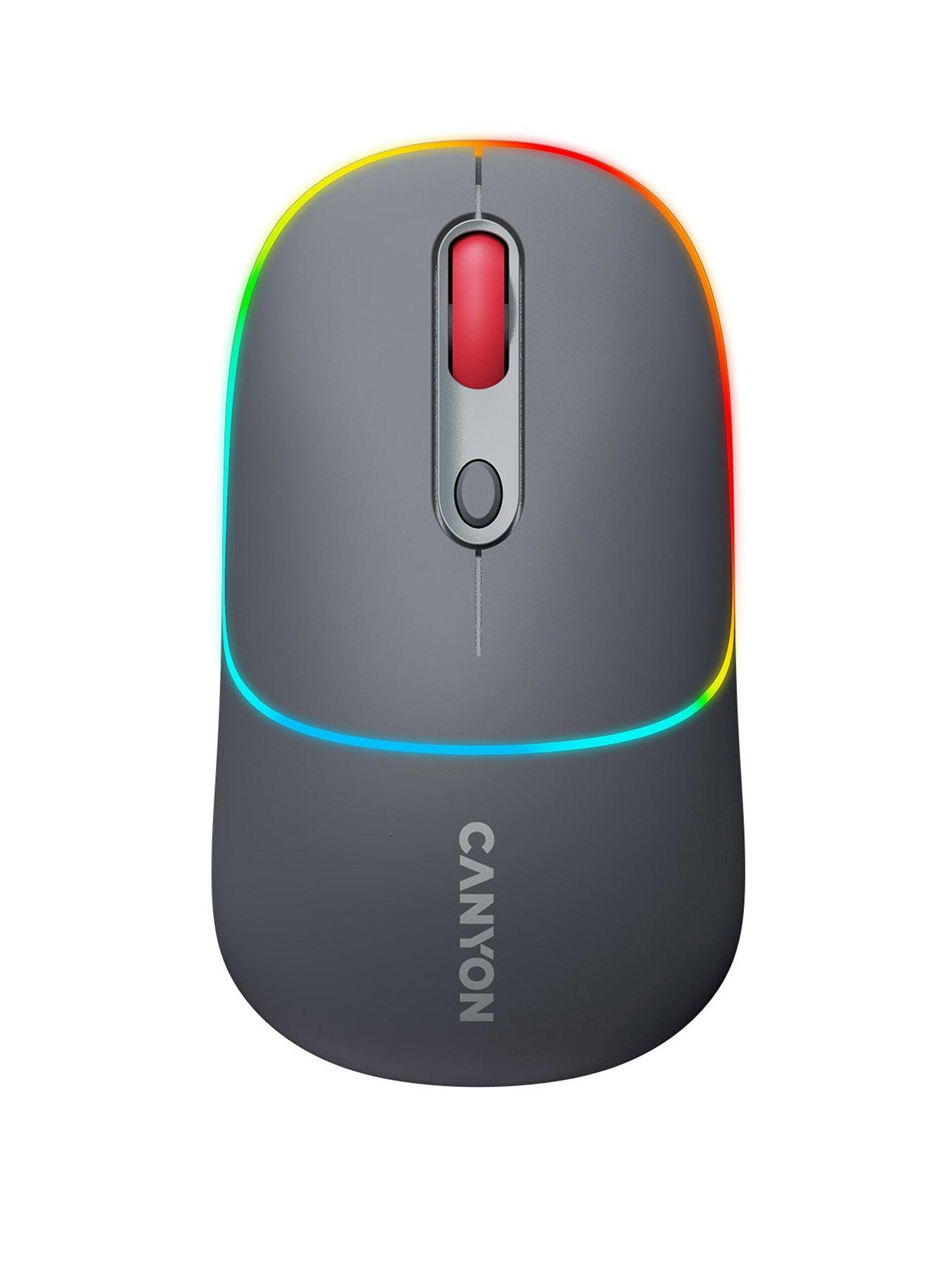 Canyon CANYON mouse MW-22 2in1 BT/ Wireless Dark Grey