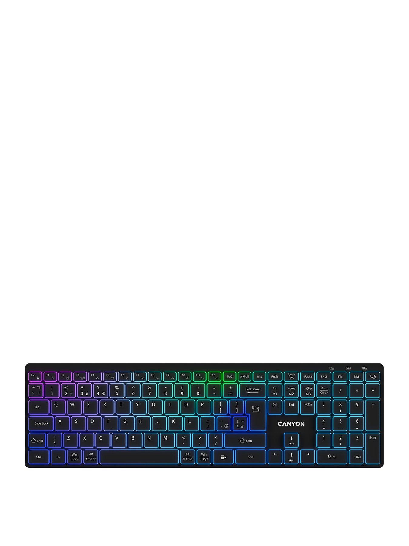 Canyon CANYON keyboard HKB-W11 Wireless Black
